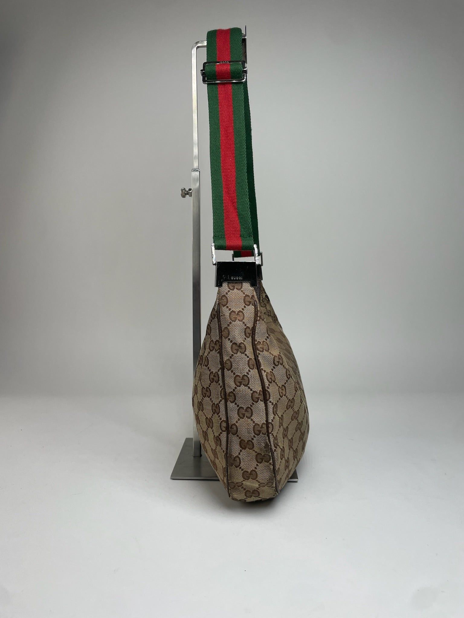 Gucci Vintage Croissant Multiway Monogram Bag beige brown Size ONE SIZE - 8 Thumbnail
