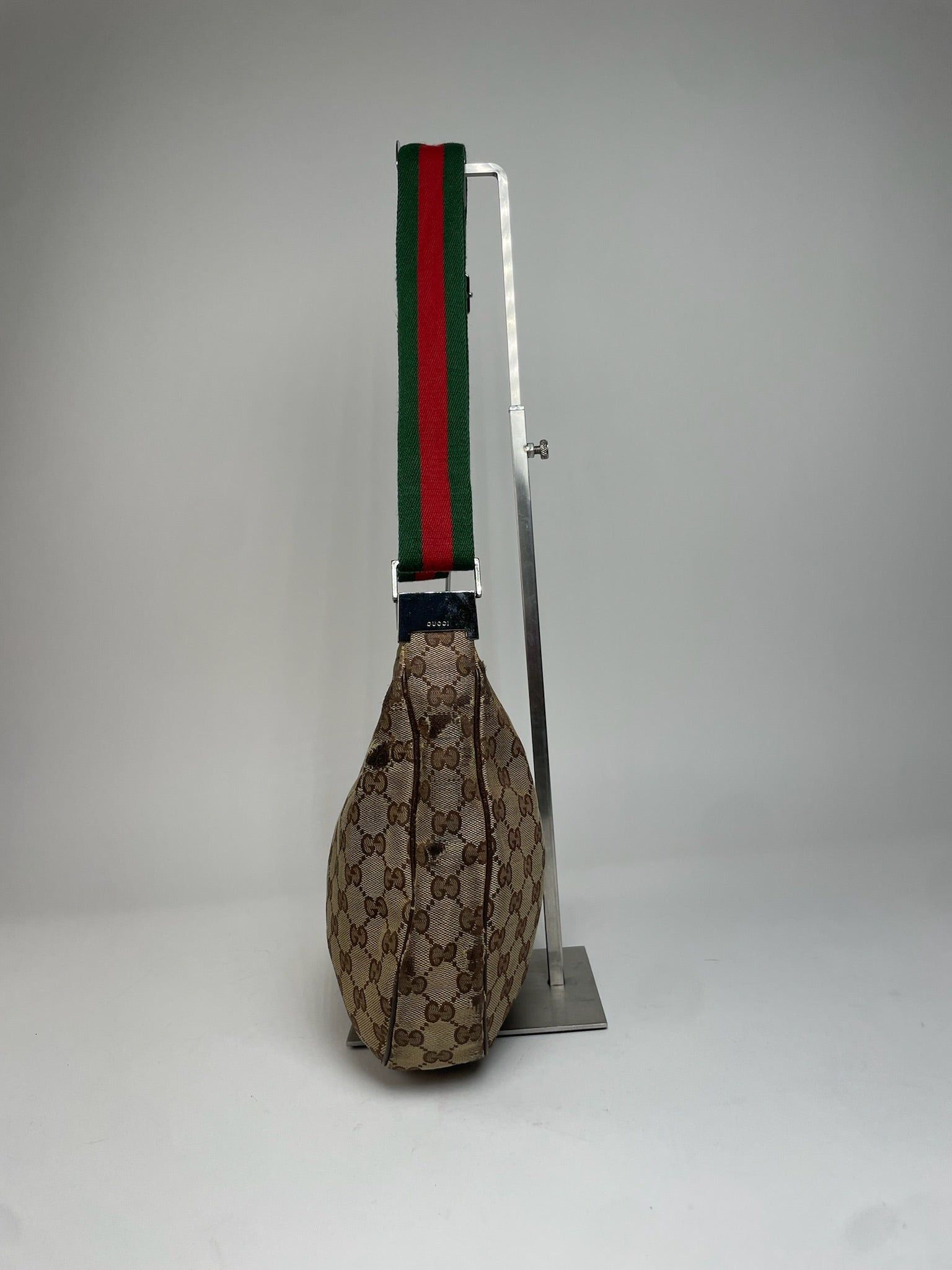 Gucci Vintage Croissant Multiway Monogram Bag beige brown Size ONE SIZE - 10 Thumbnail