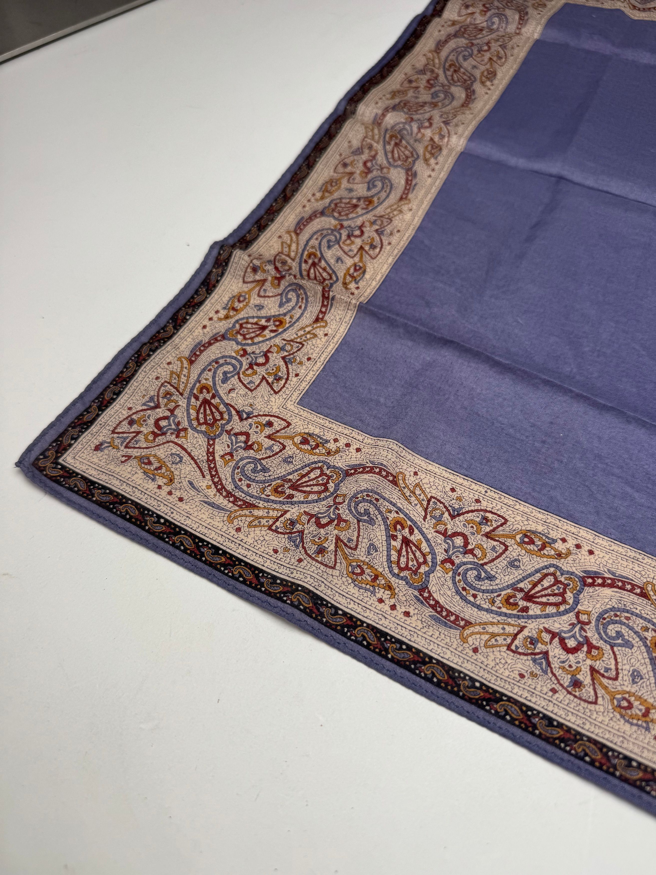 Dior Vintage Scarf Purple Brown Size ONE SIZE - 6 Thumbnail