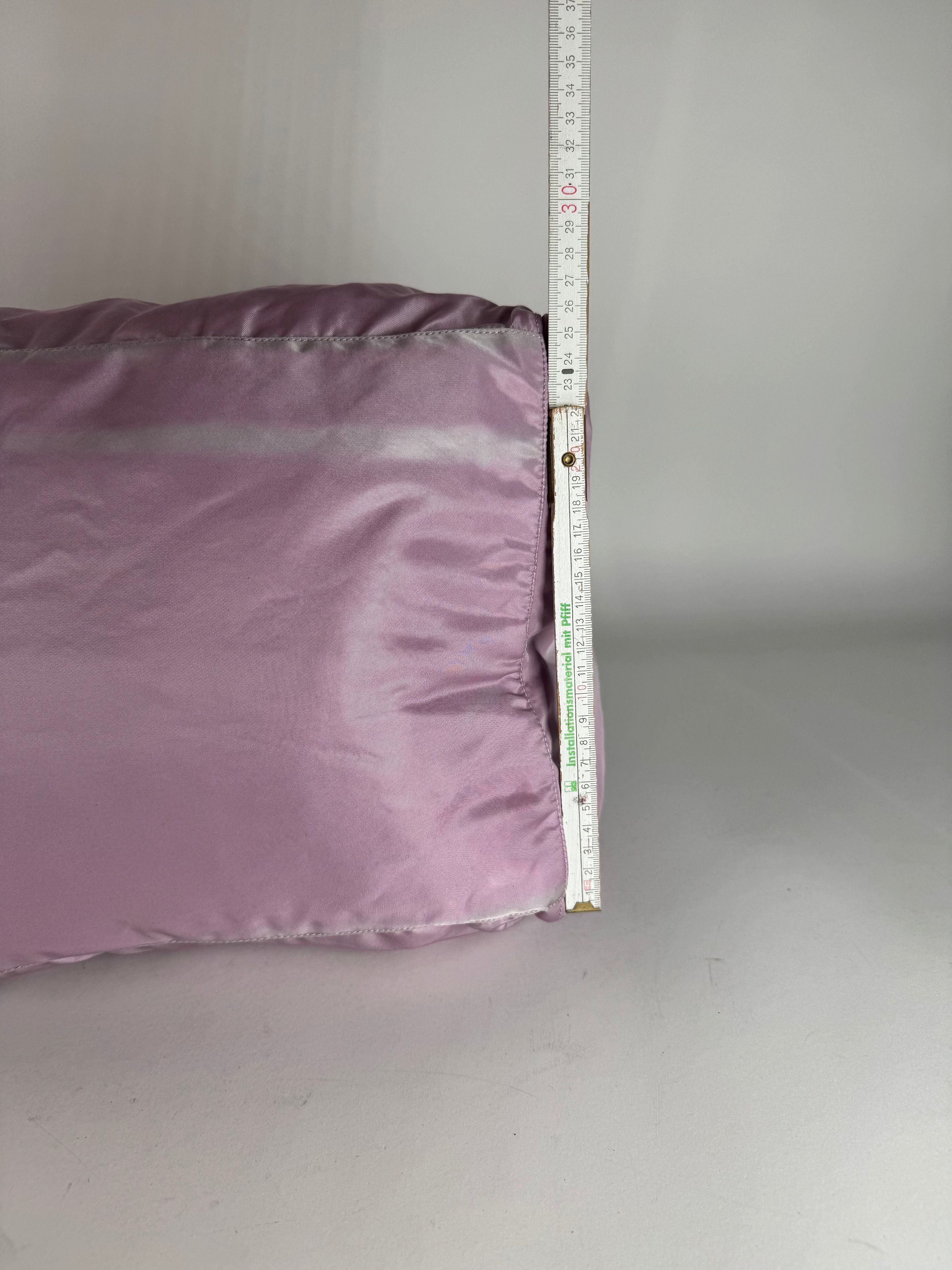 Prada Vintage 2Way Polyester Weekender / Travel Bag Purple beige Size ONE SIZE - 12 Thumbnail