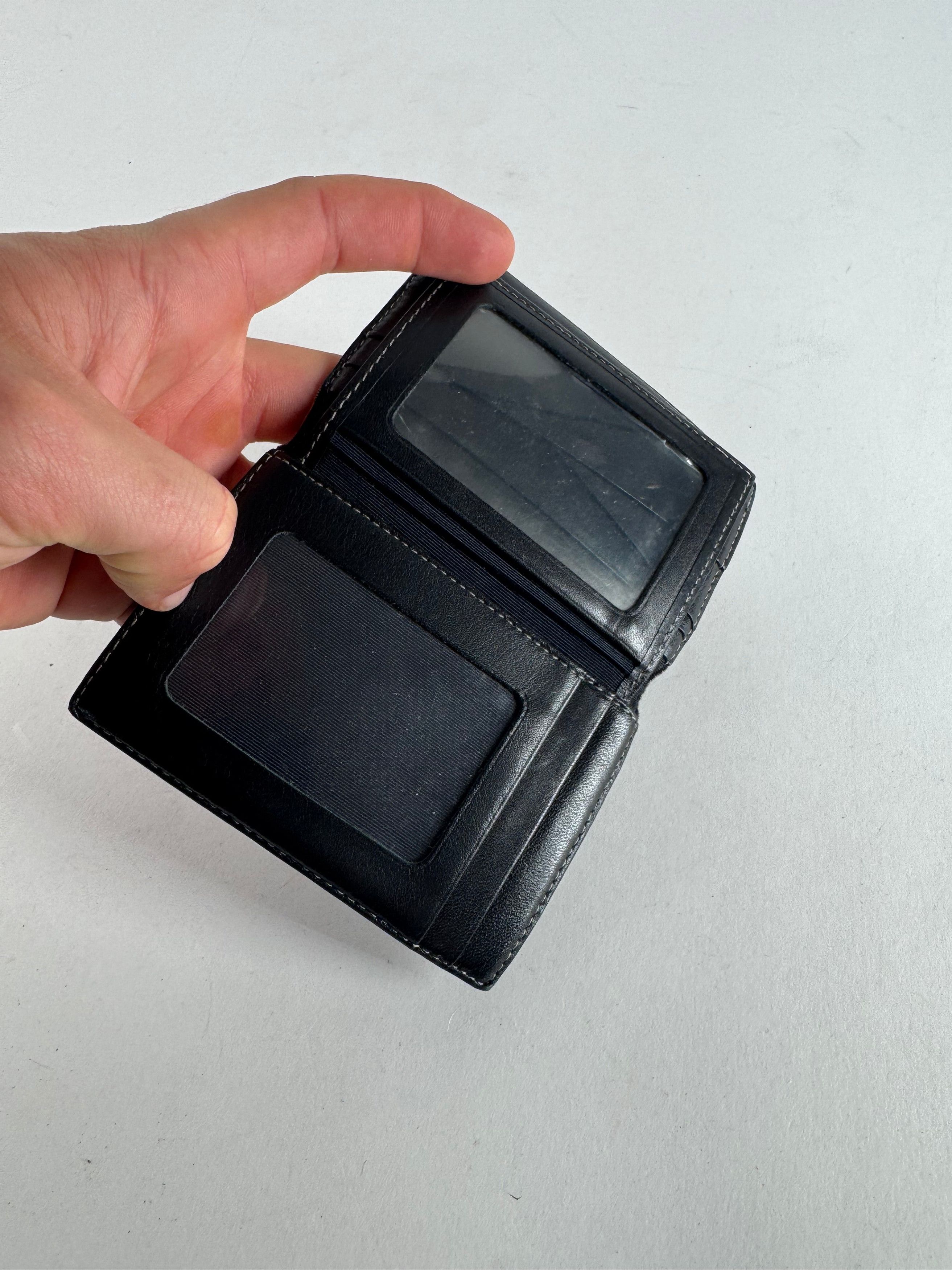 Jean Paul Gaultier Vintage Leather Card Holder Black Size ONE SIZE - 3 Thumbnail