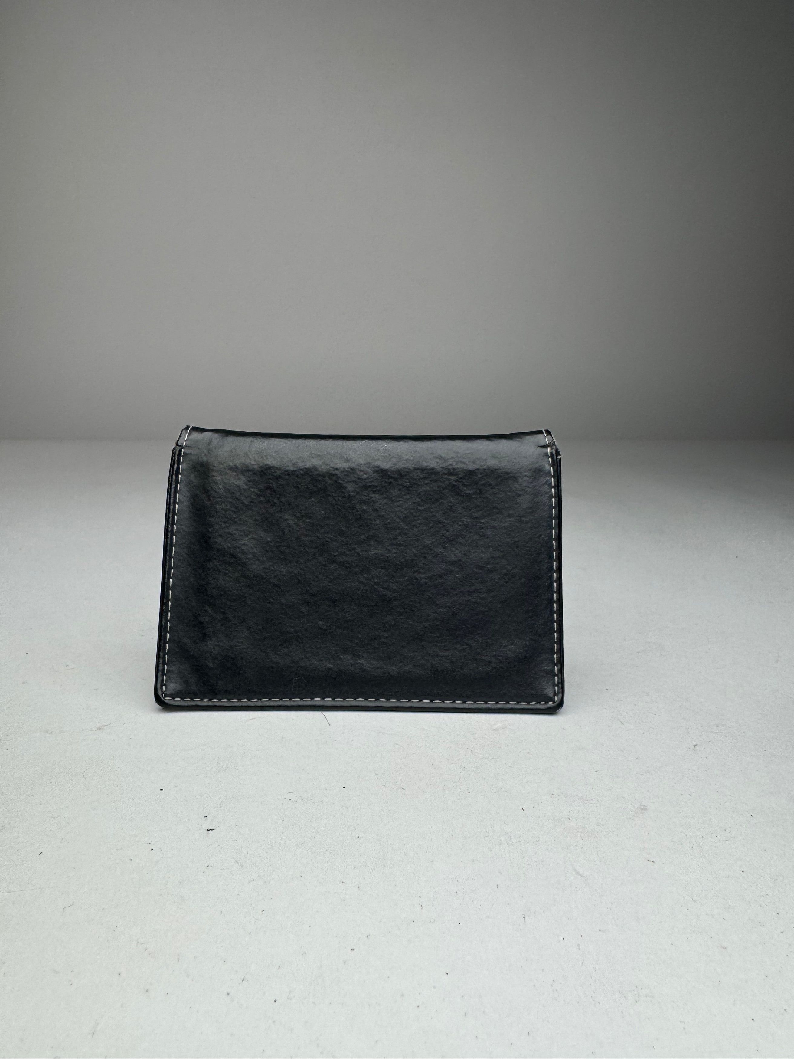 Jean Paul Gaultier Vintage Leather Card Holder Black Size ONE SIZE - 2 Thumbnail