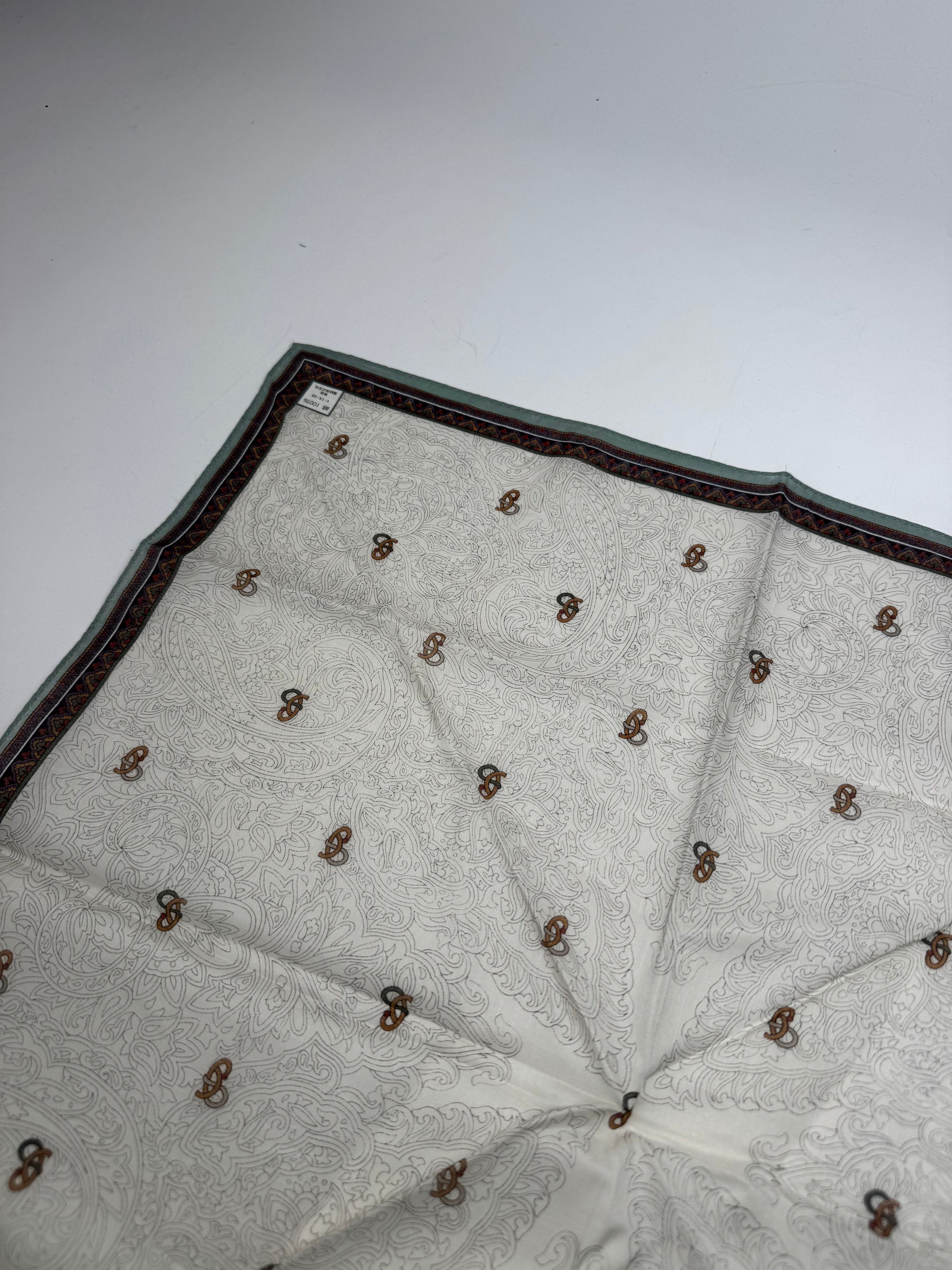 Dior Vintage Scarf Grey Green Brown Size ONE SIZE - 6 Thumbnail