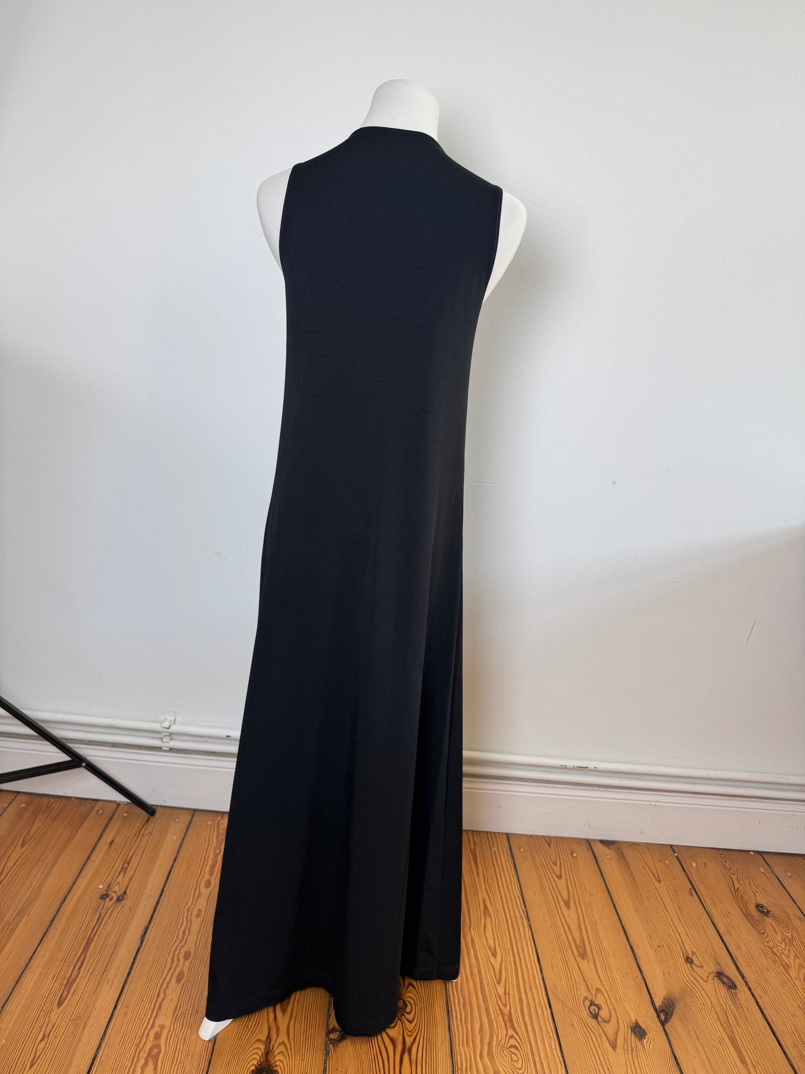 Issey Miyake Vintage Long Dress Black 38/M Size M / US 6-8 / IT 42-44 - 3 Thumbnail