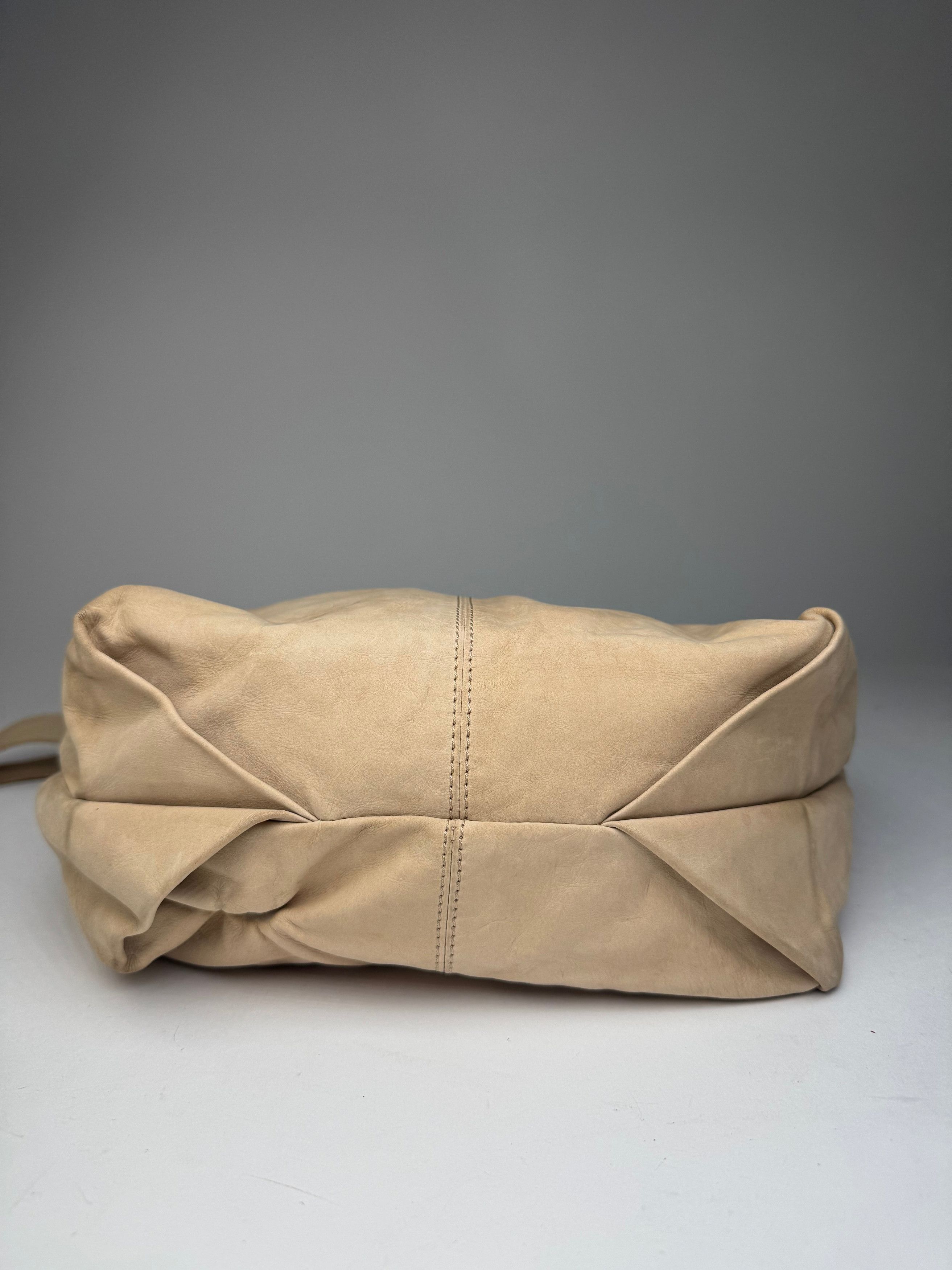 Givenchy Vintage Suede Leather Tote Bag beige Size ONE SIZE - 14 Thumbnail
