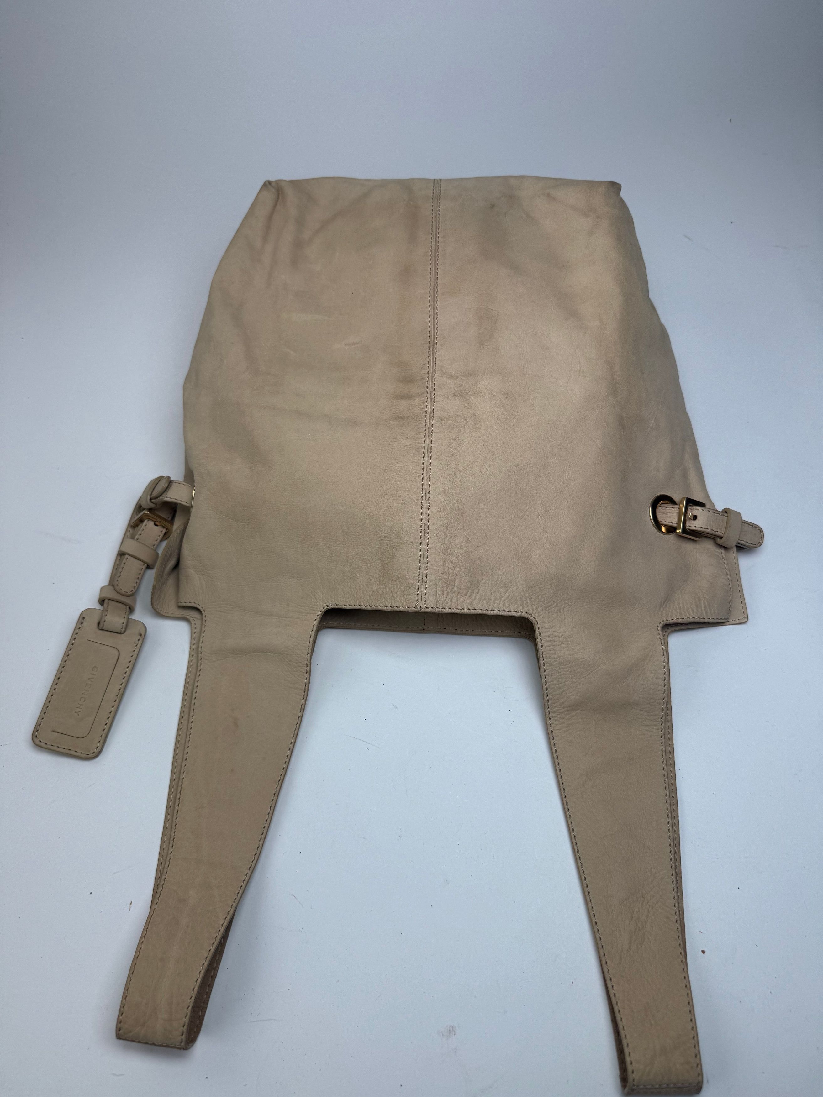 Givenchy Vintage Suede Leather Tote Bag beige Size ONE SIZE - 11 Thumbnail