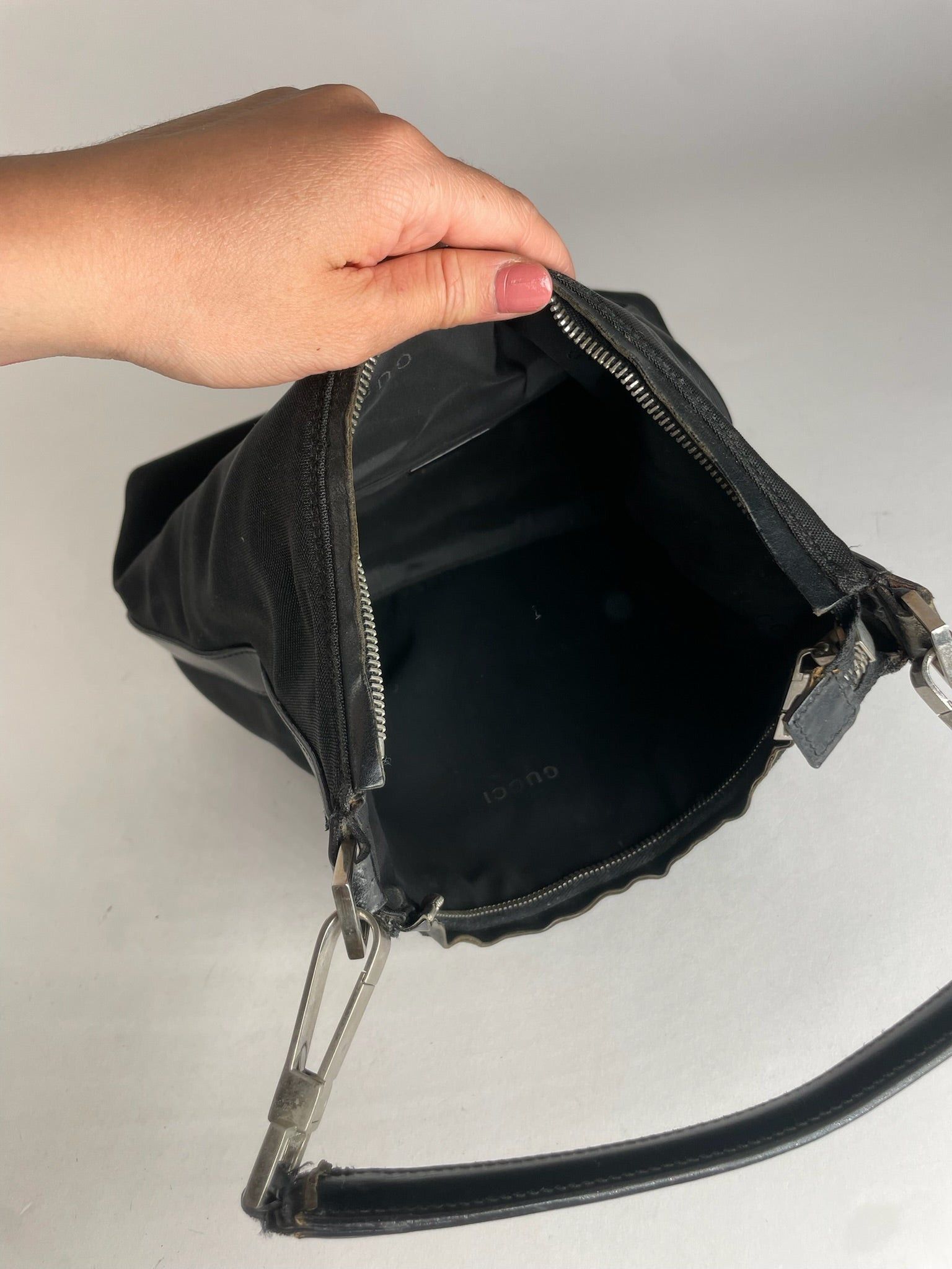 Gucci Vintage Handbag Black Size ONE SIZE - 6 Thumbnail