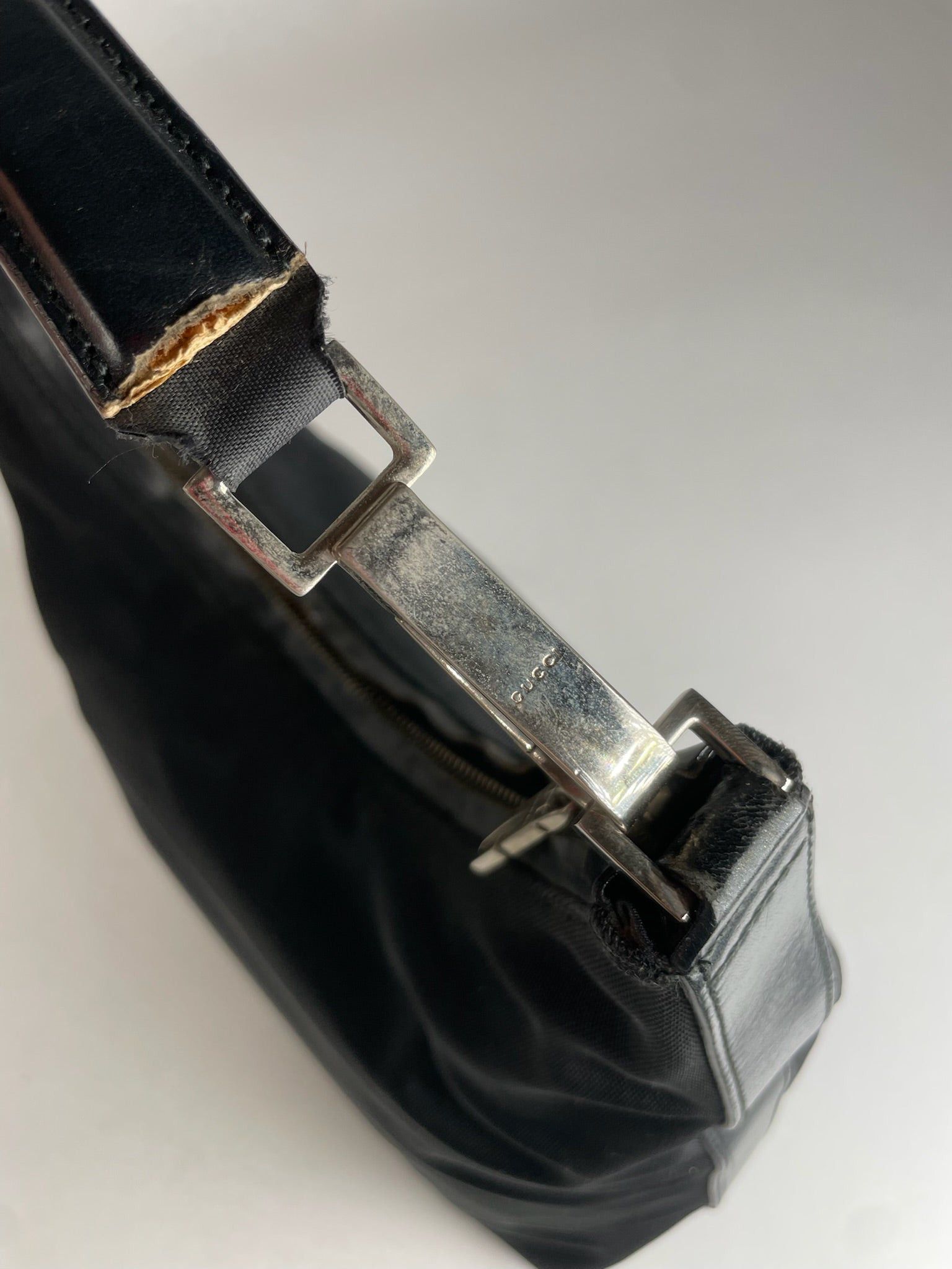 Gucci Vintage Handbag Black Size ONE SIZE - 11 Thumbnail