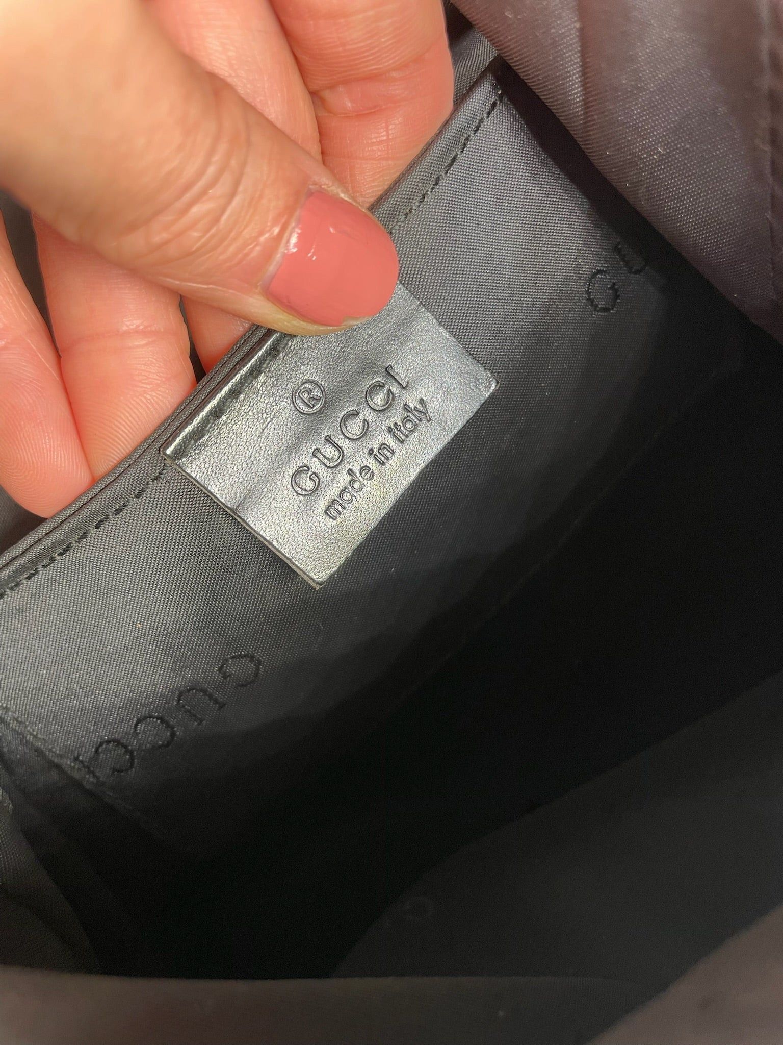 Gucci Vintage Handbag Black Size ONE SIZE - 4 Thumbnail