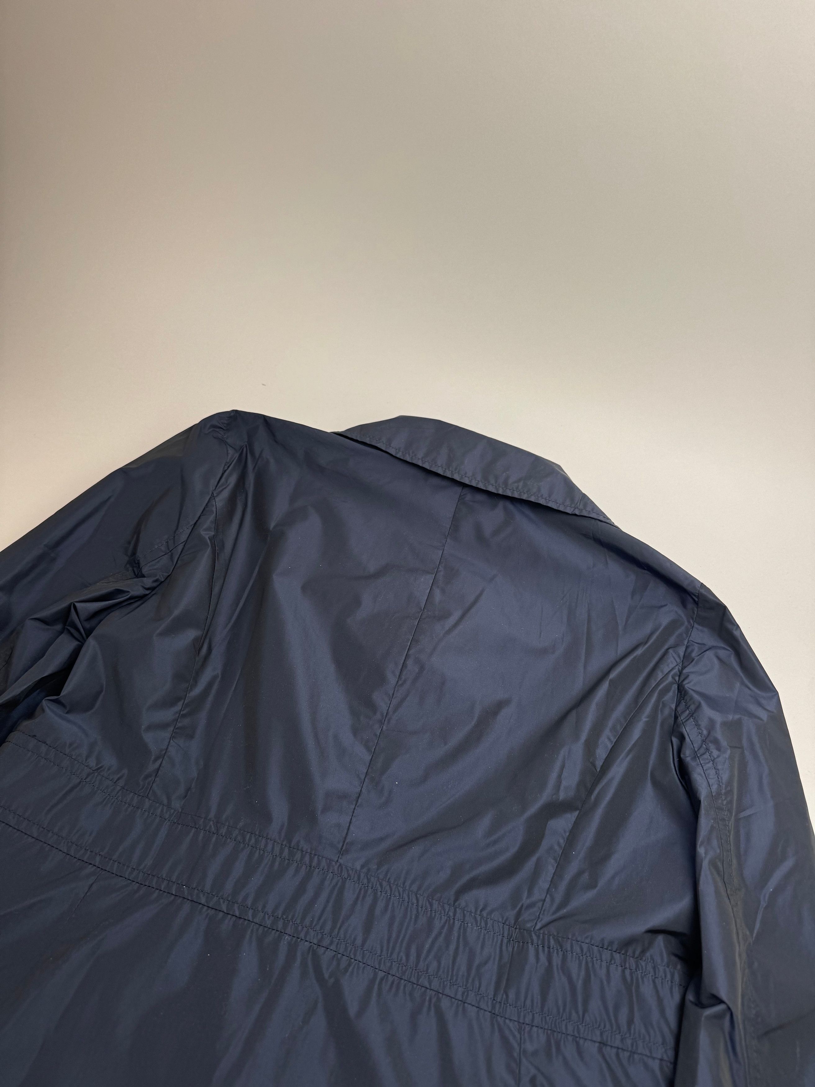 Courreges Vintage Polyester Short Trenchcoat Navy 38/M Size M / US 6-8 / IT 42-44 - 8 Thumbnail