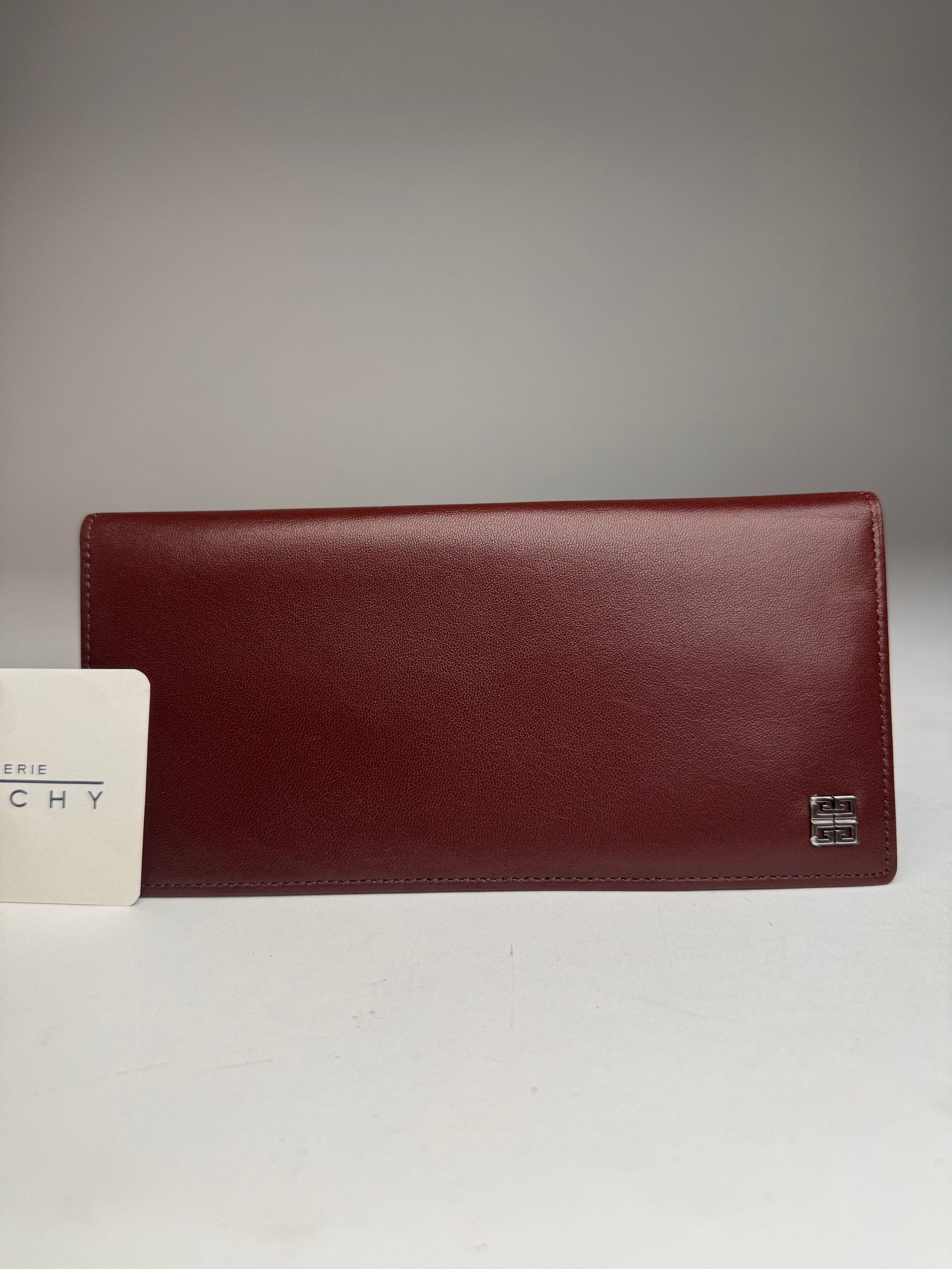 Givenchy Vintage Leather Card Holder ID Holder Brown Size ONE SIZE - 5 Thumbnail
