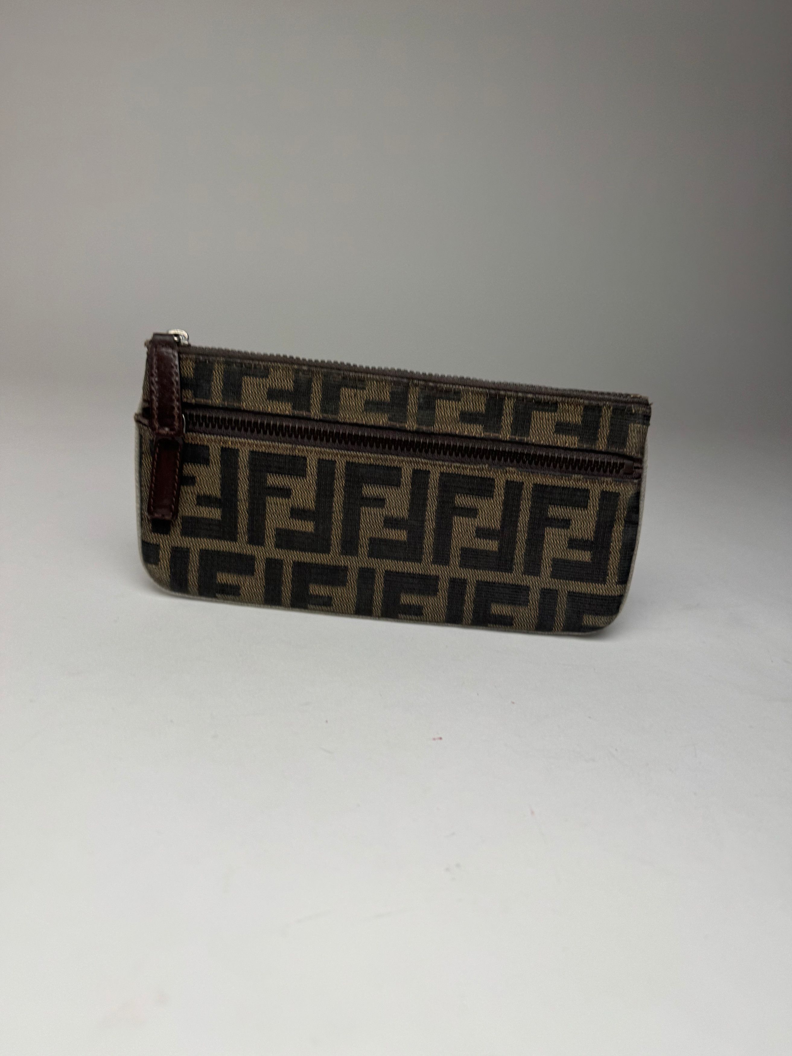 Fendi Vintage Monogram Card Holder / Clutch Brown Size ONE SIZE - 6 Thumbnail