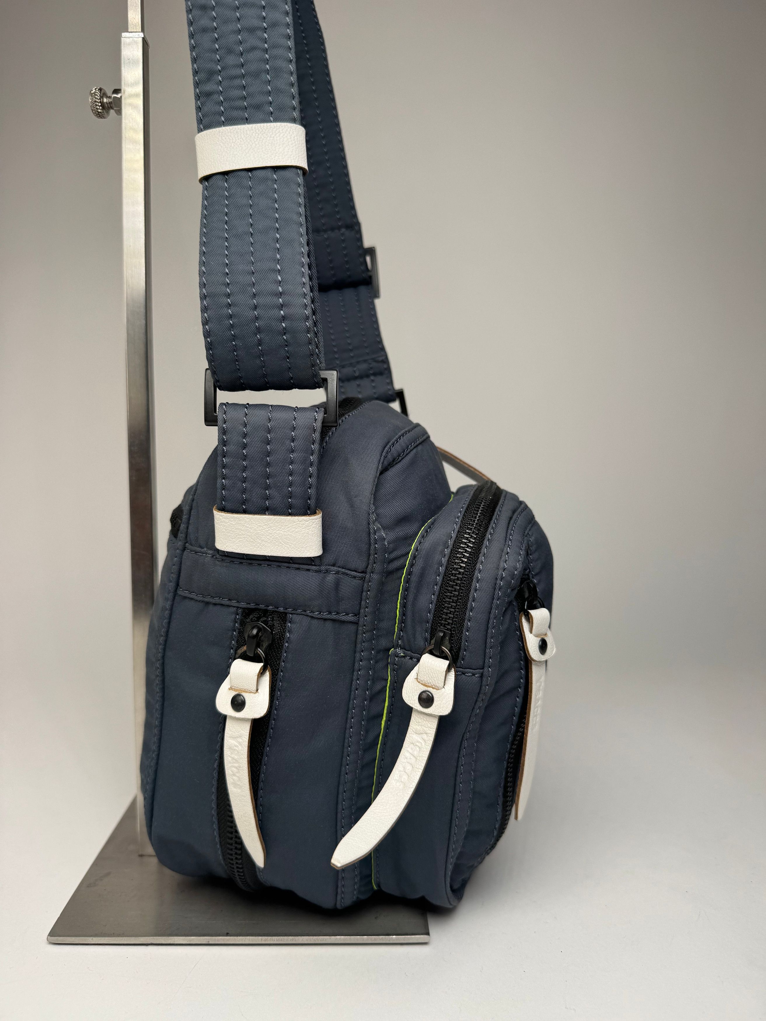 Yohji Yamamoto Vintage Y-Saccs Multiway Bag navy White Size ONE SIZE - 4 Thumbnail