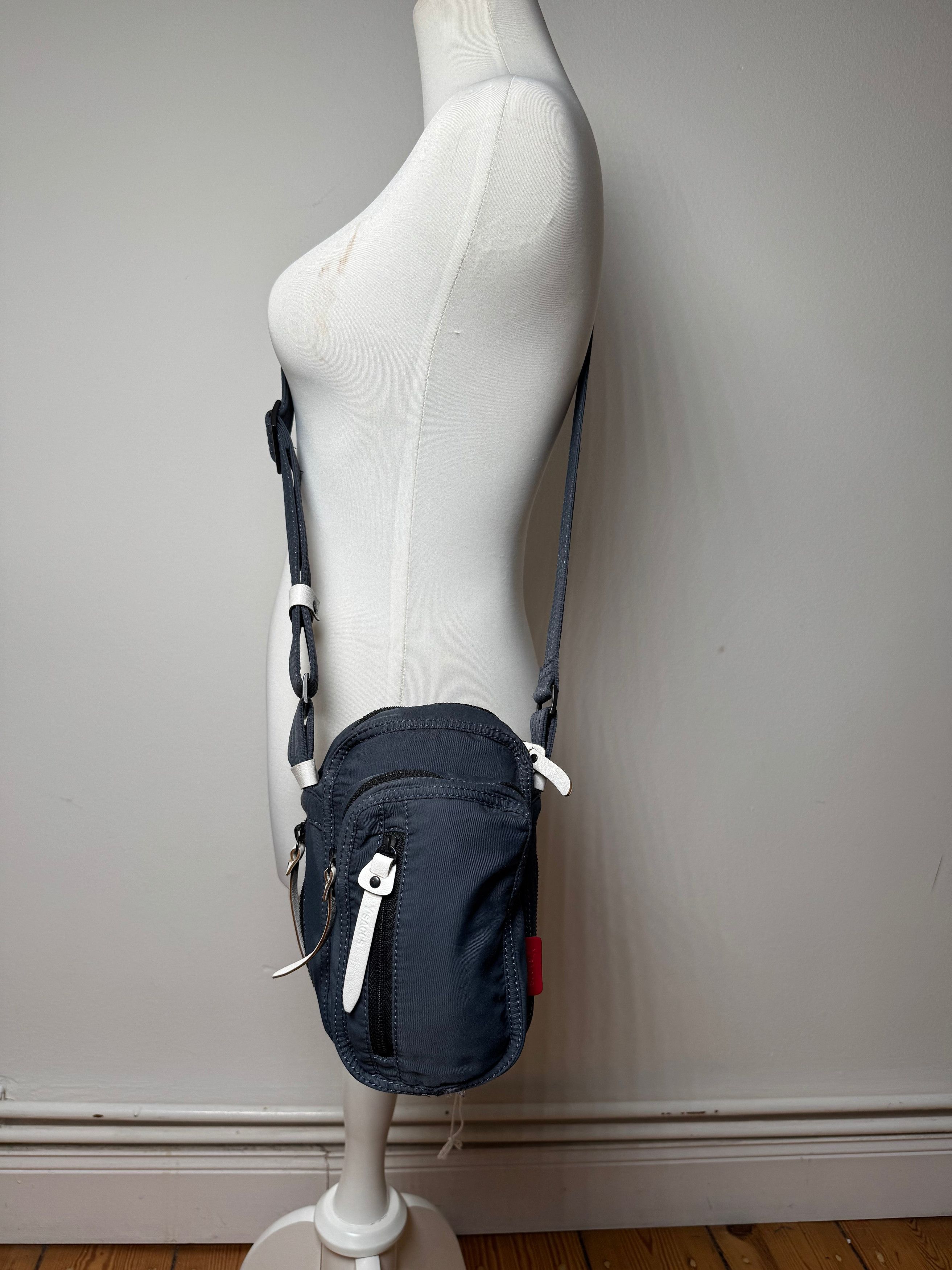 Yohji Yamamoto Vintage Y-Saccs Multiway Bag navy White Size ONE SIZE - 7 Thumbnail