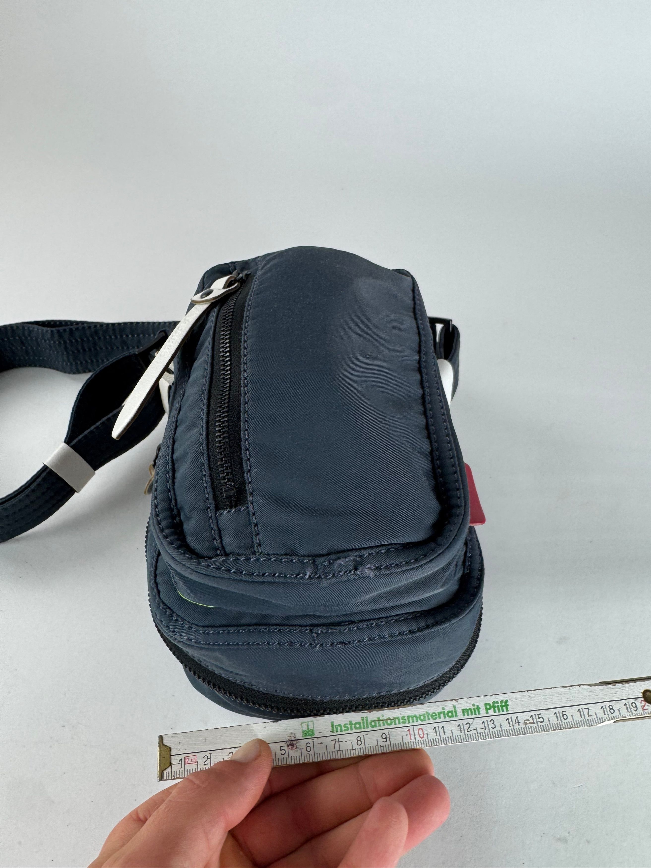 Yohji Yamamoto Vintage Y-Saccs Multiway Bag navy White Size ONE SIZE - 9 Thumbnail