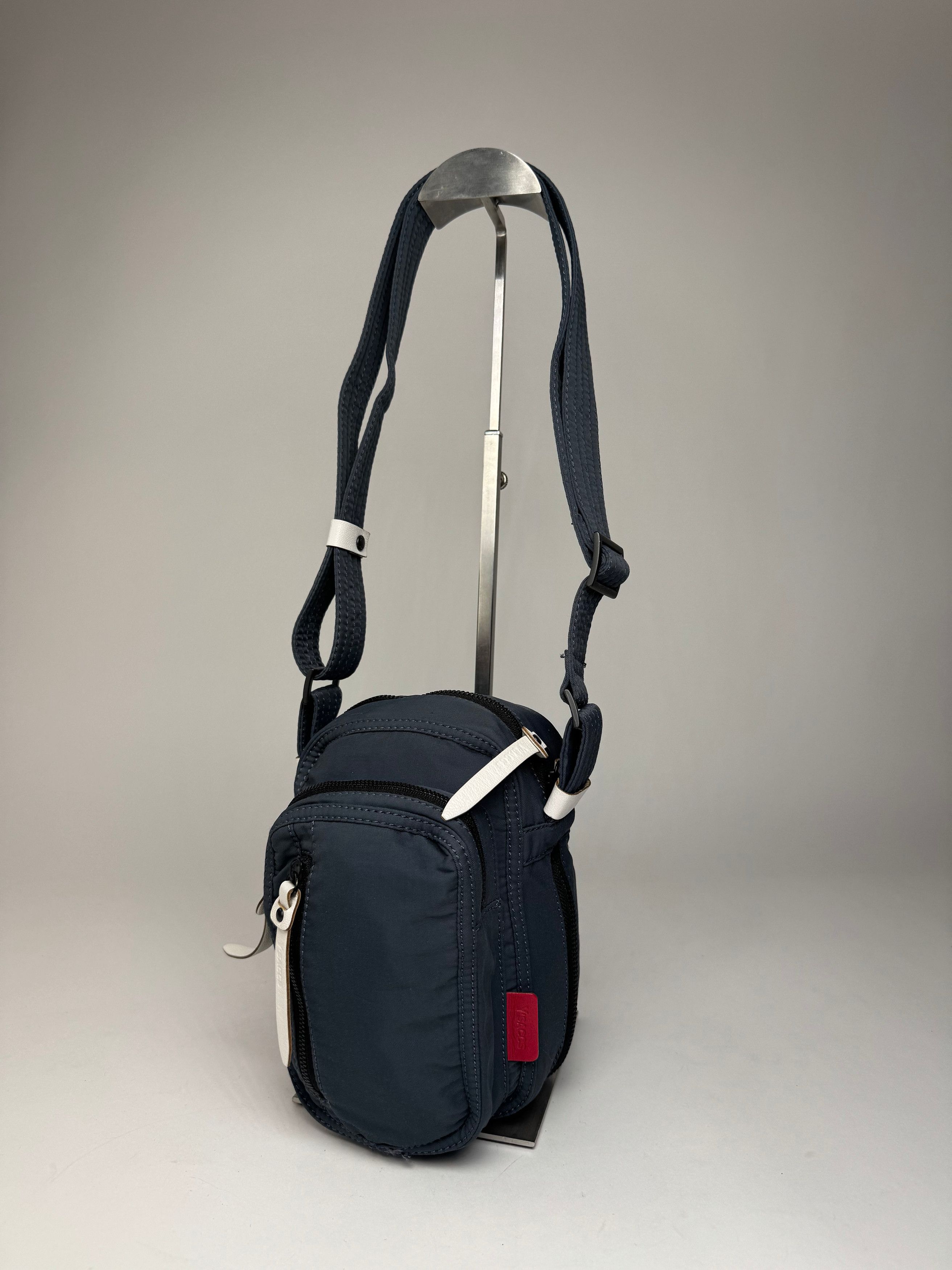 Yohji Yamamoto Vintage Y-Saccs Multiway Bag navy White Size ONE SIZE - 11 Thumbnail