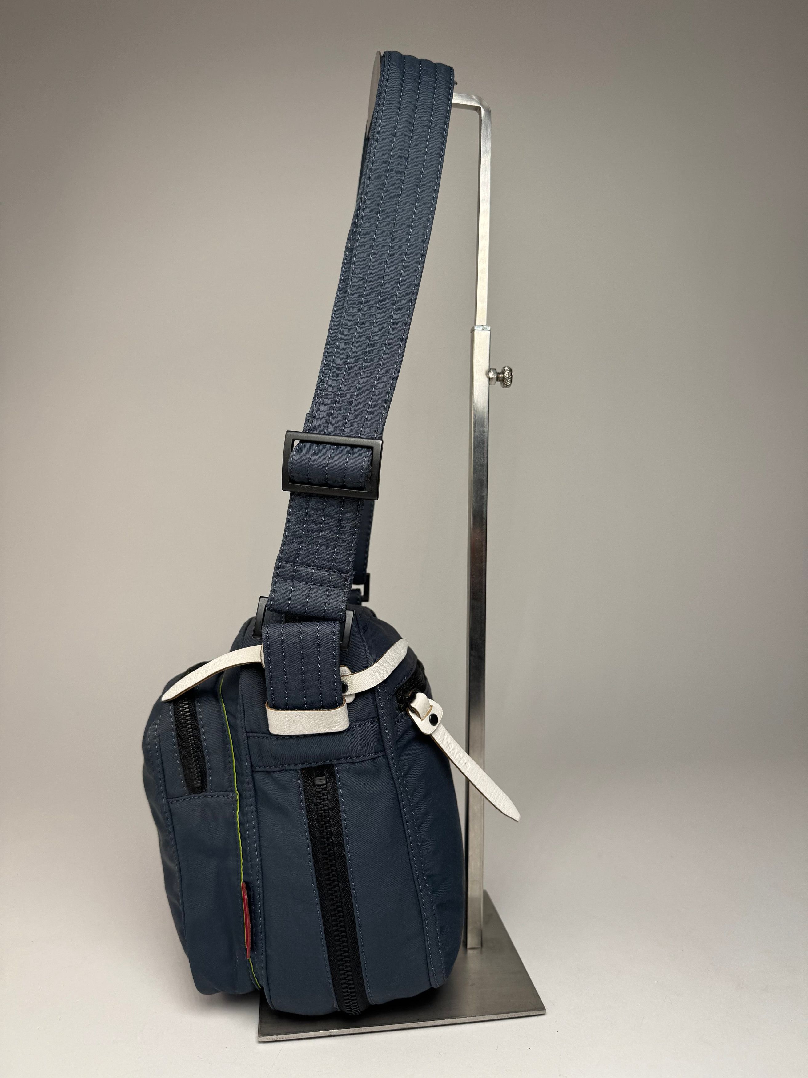 Yohji Yamamoto Vintage Y-Saccs Multiway Bag navy White Size ONE SIZE - 6 Thumbnail