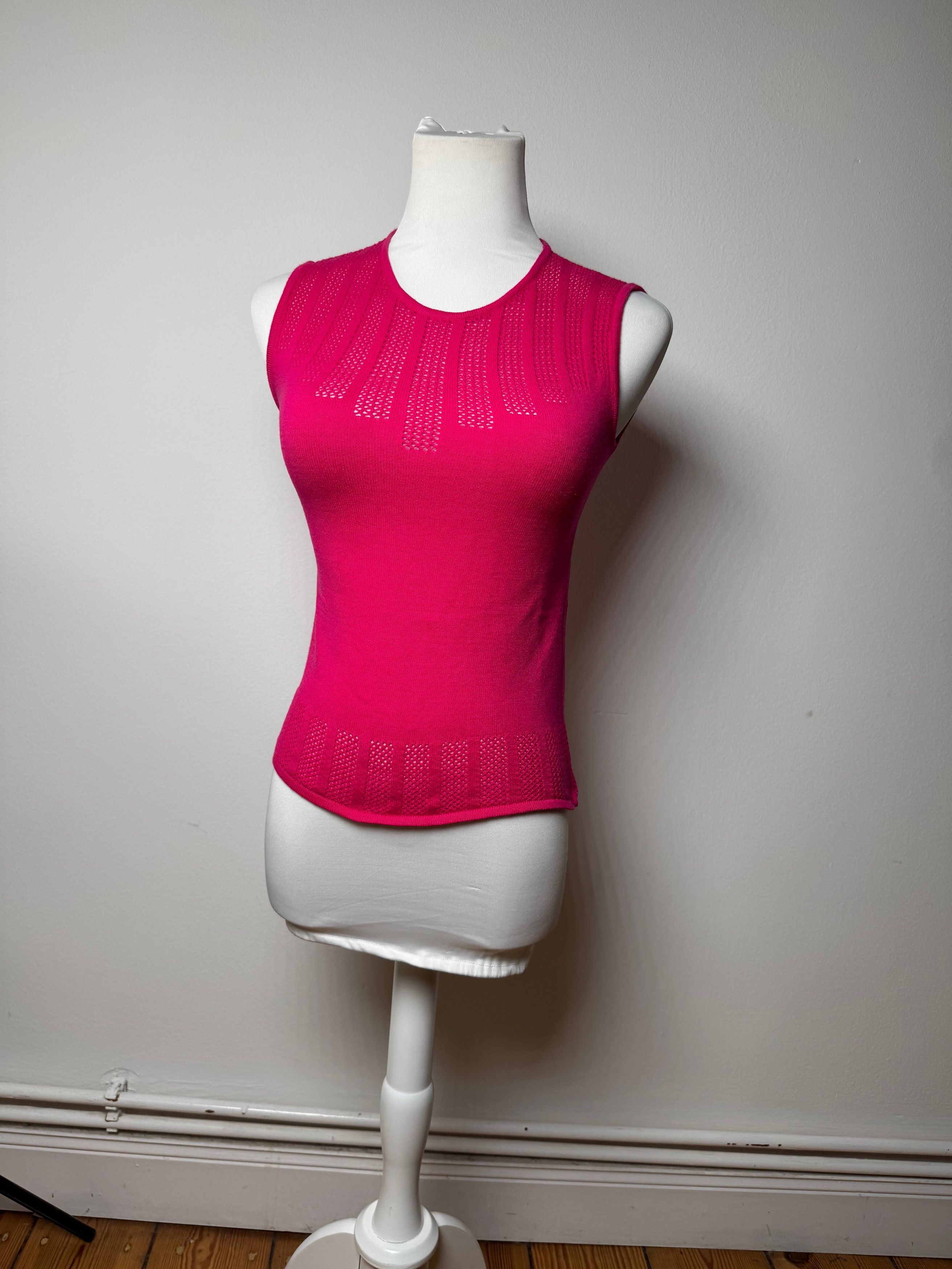 Other Vintage Versace Top Pink 38/M Size S / US 4 / IT 40 - 8 Thumbnail