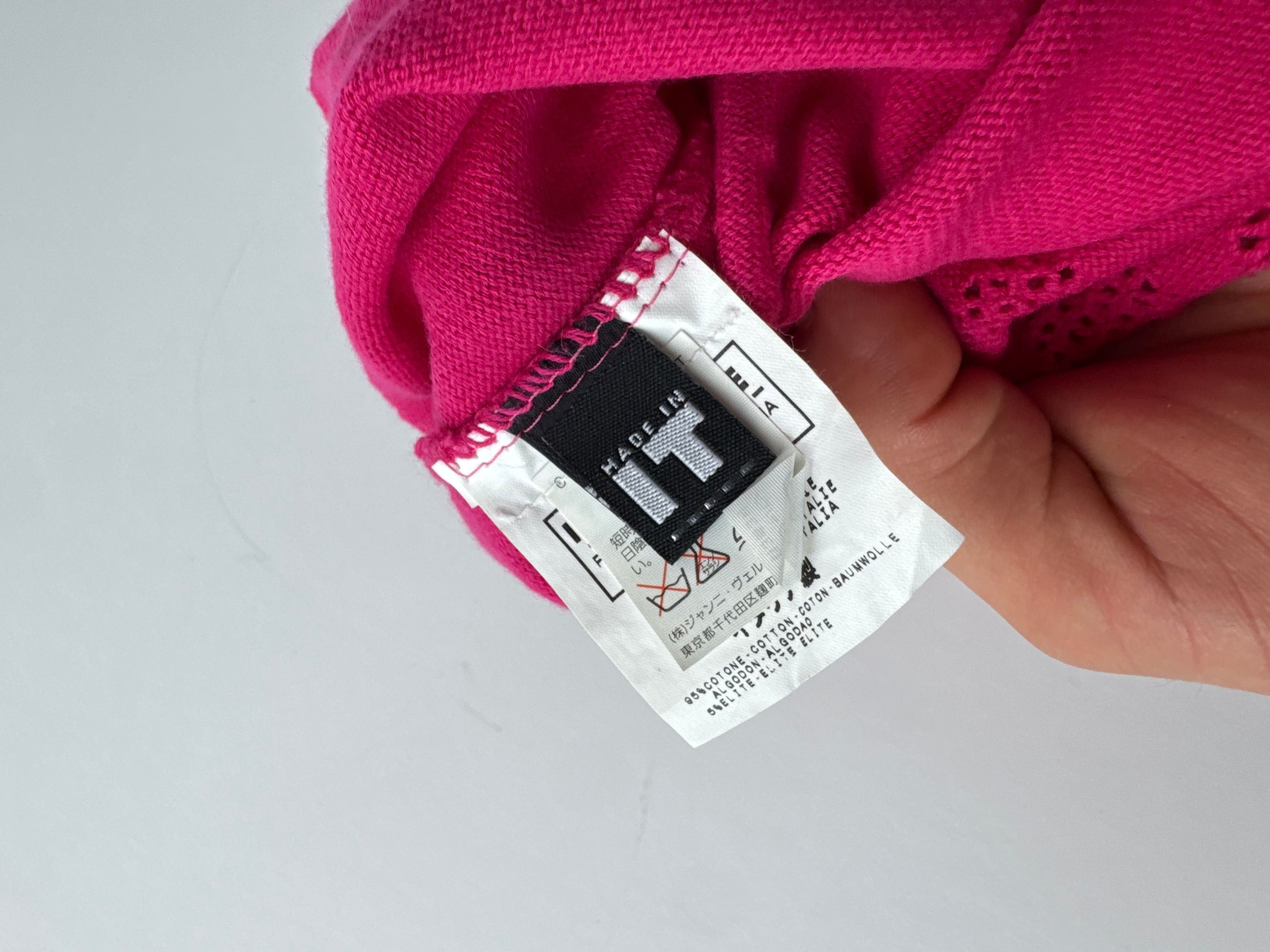 Other Vintage Versace Top Pink 38/M Size S / US 4 / IT 40 - 7 Thumbnail