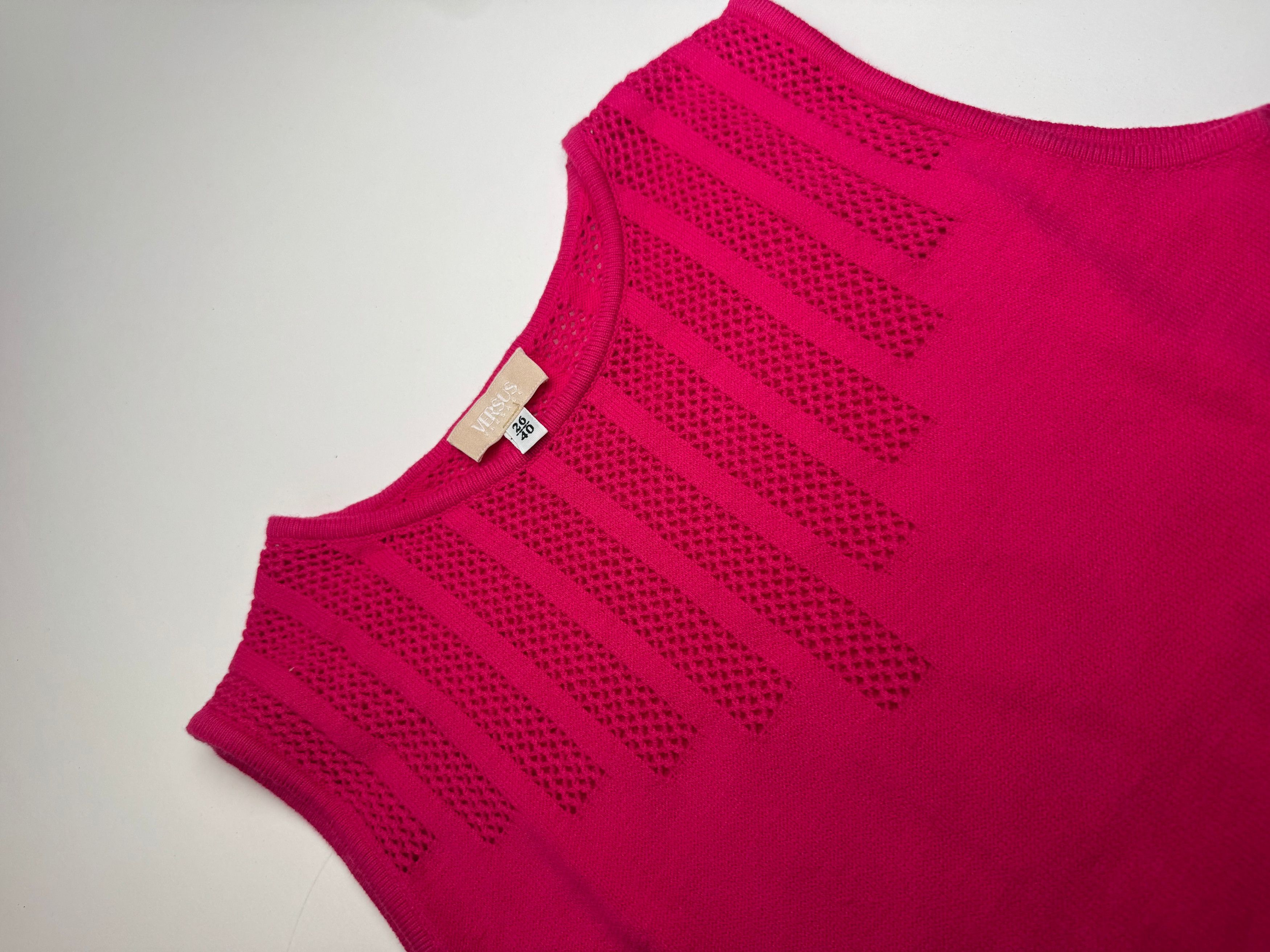 Other Vintage Versace Top Pink 38/M Size S / US 4 / IT 40 - 5 Thumbnail