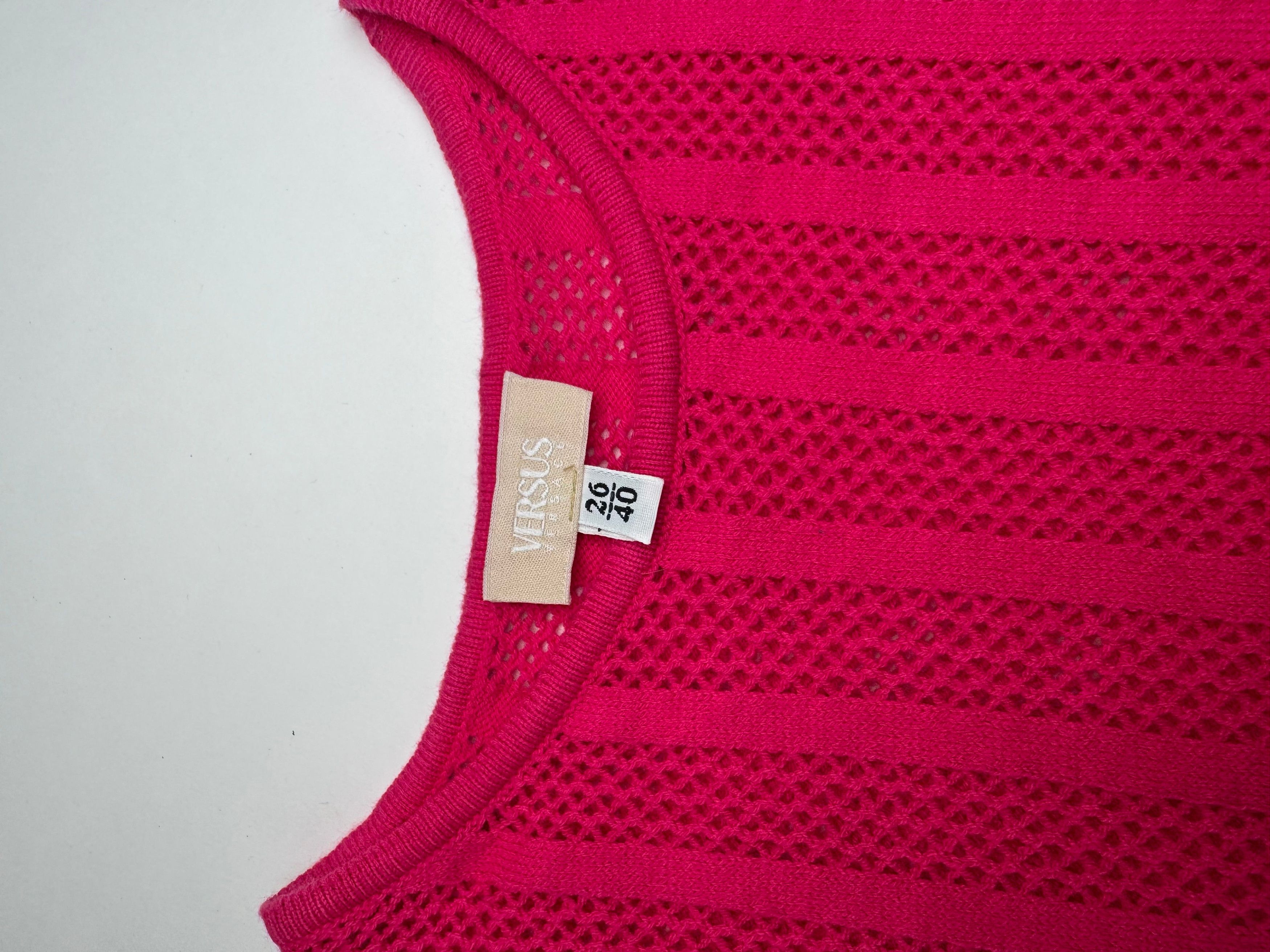Other Vintage Versace Top Pink 38/M Size S / US 4 / IT 40 - 6 Thumbnail