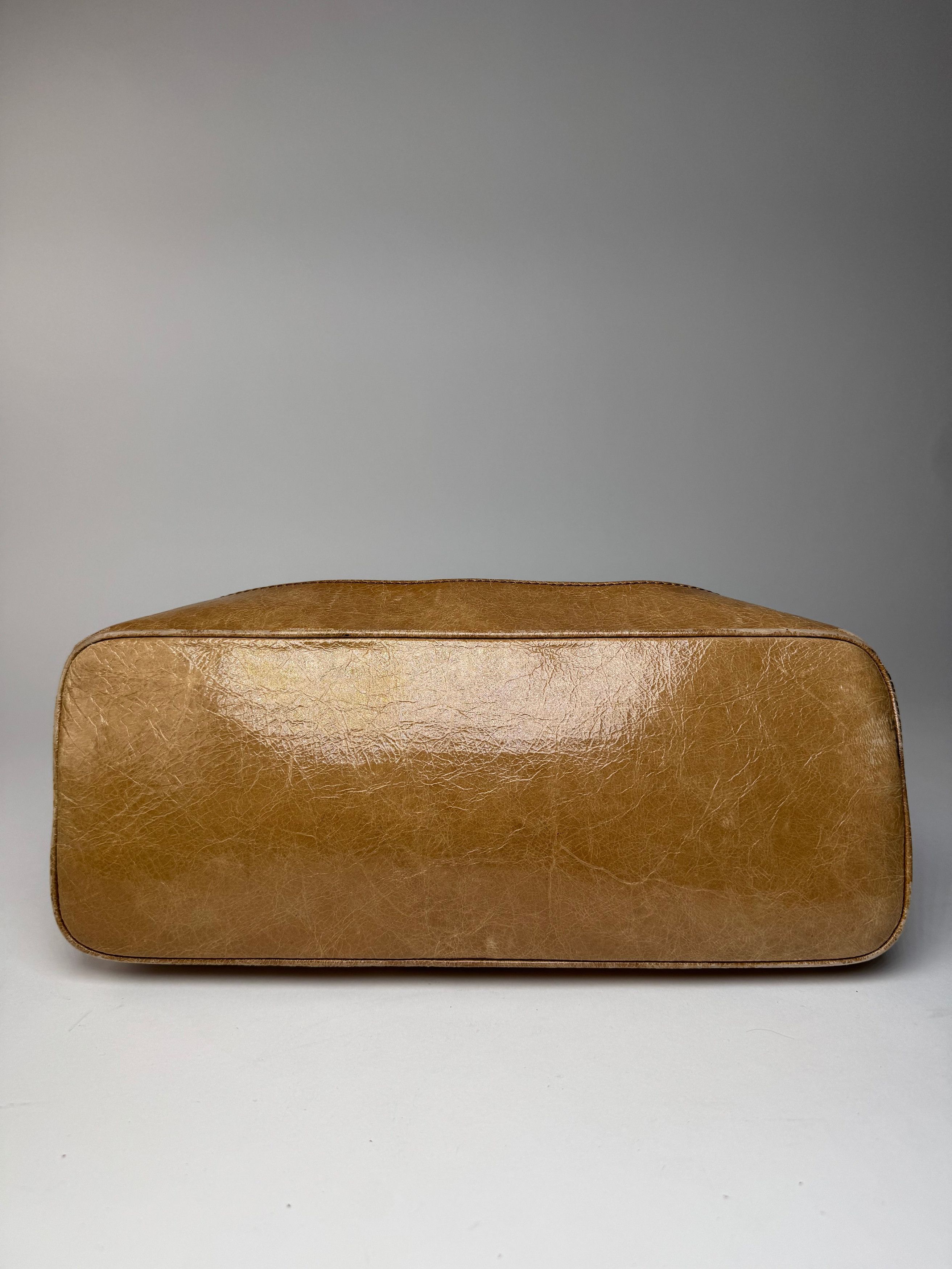 Celine Vintage Paris Leather Handbag Brown Size ONE SIZE - 11 Thumbnail