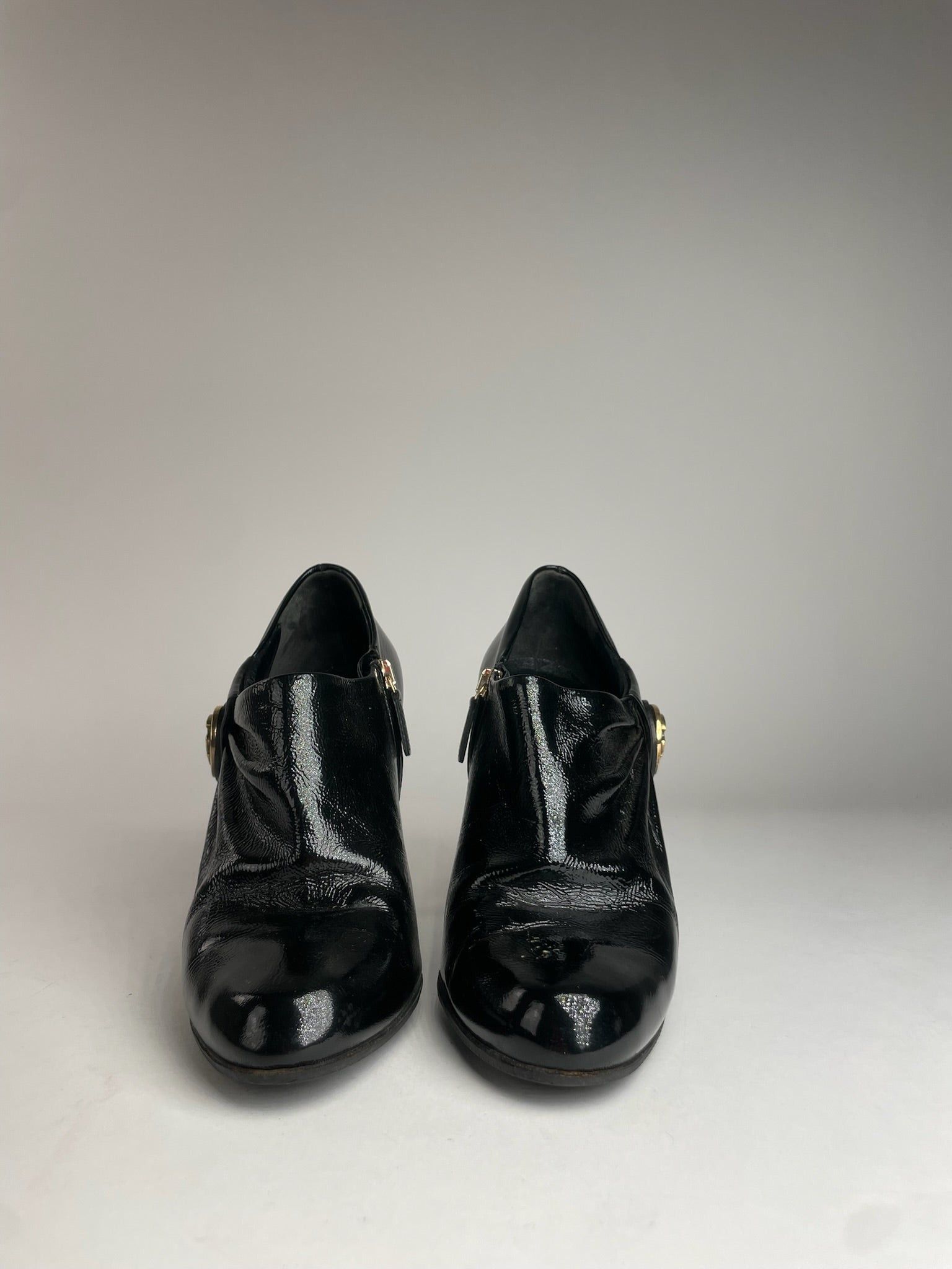 Gucci Vintage Patent Leather Heeled Boots Black 37,5 Size US 6.5 / IT 36.5 - 12 Thumbnail