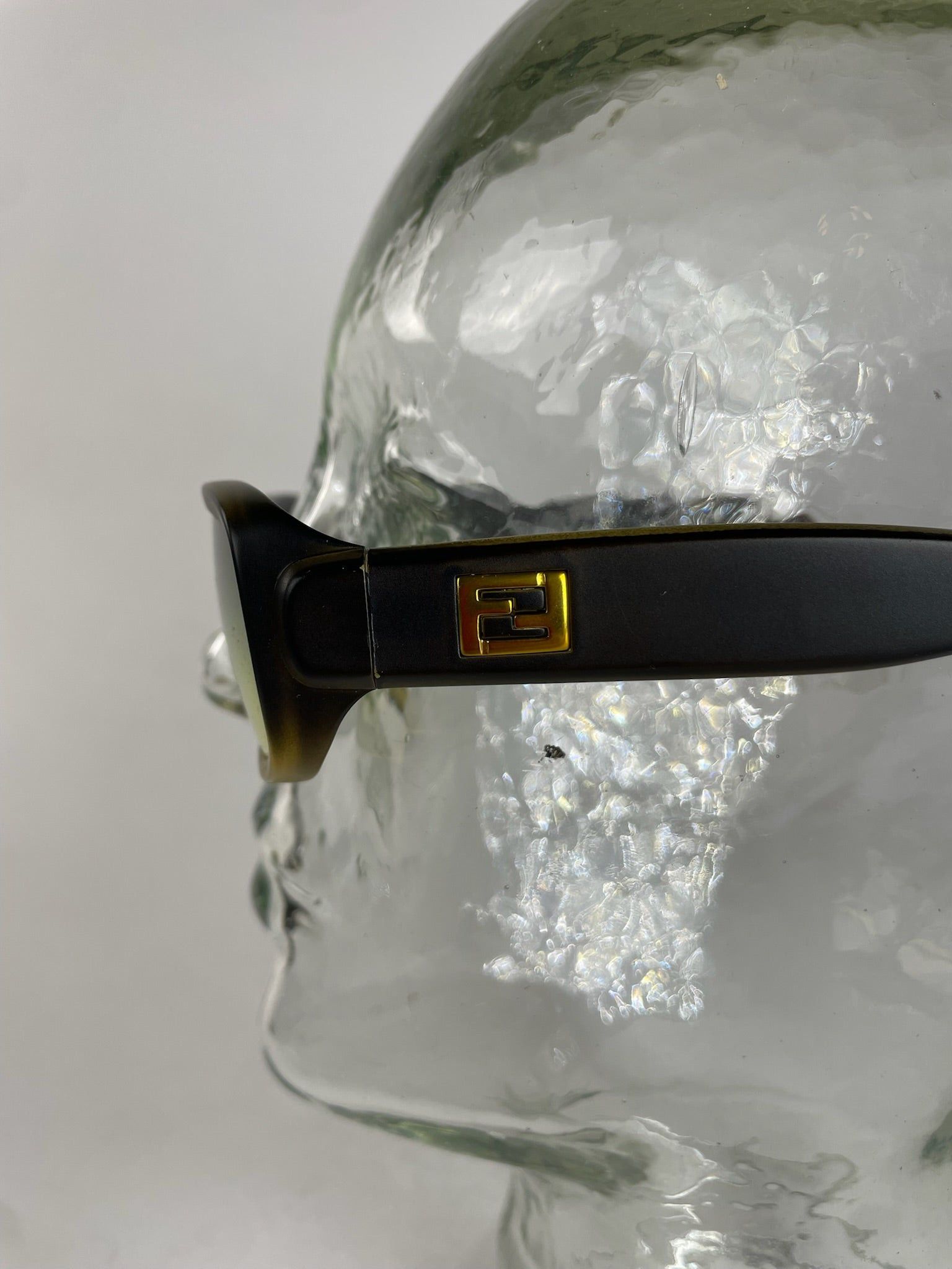 Fendi Vintage Roma Sunglasses Green Size ONE SIZE - 3 Thumbnail