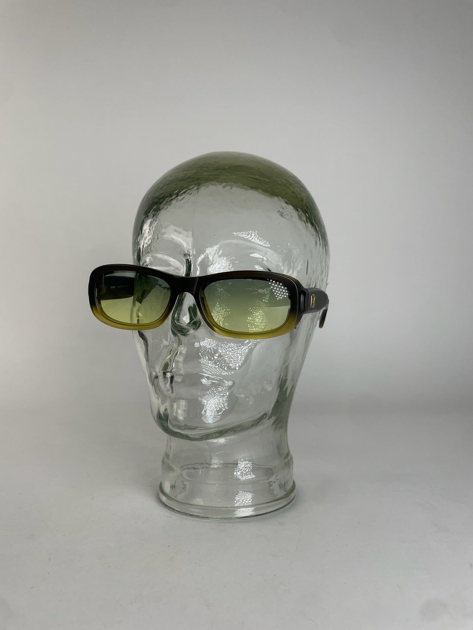 Fendi Vintage Roma Sunglasses Green Size ONE SIZE - 4 Thumbnail