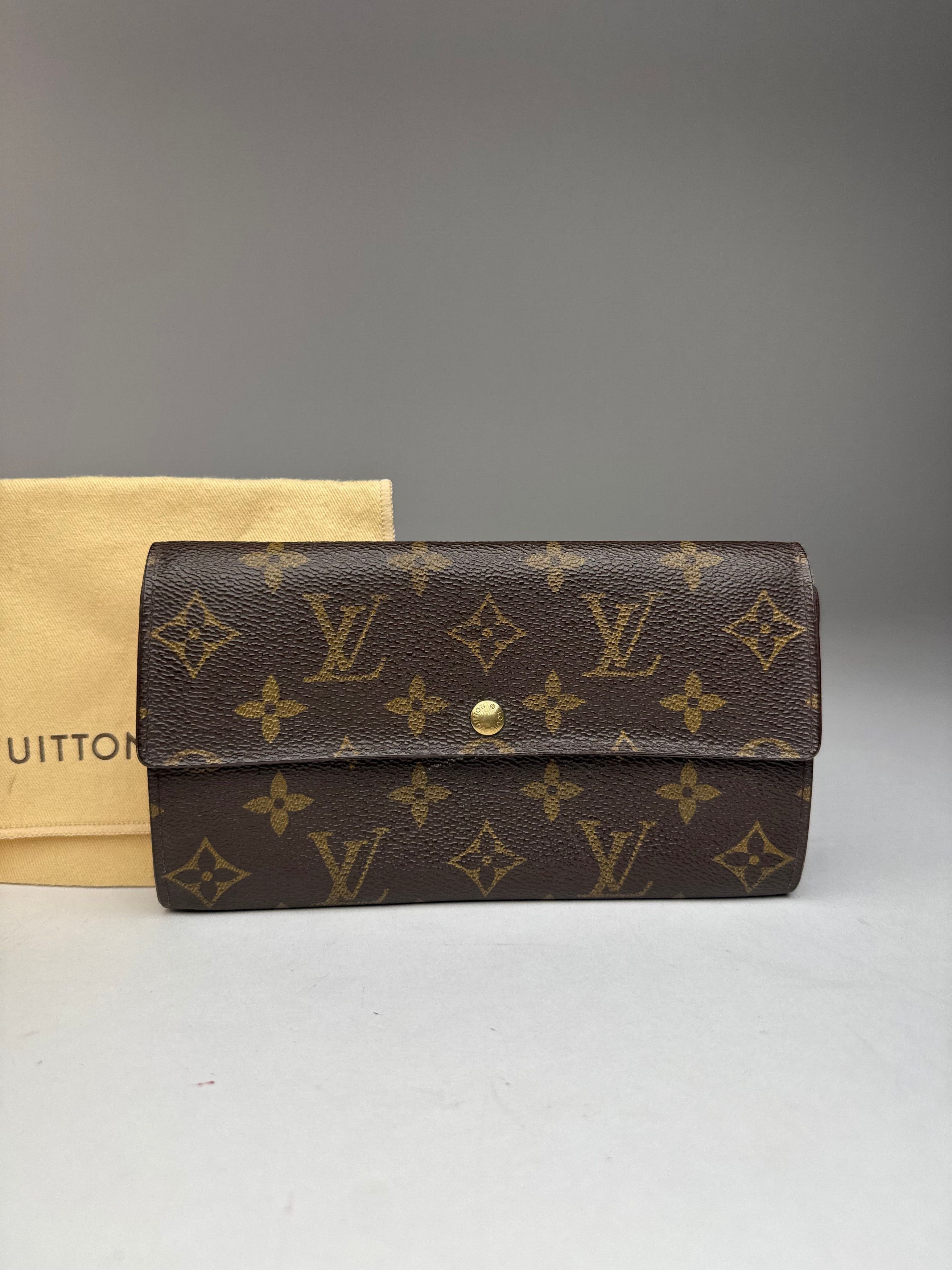 Louis Vuitton Vintage Leather Monogram Wallet Brown Size ONE SIZE - 7 Thumbnail