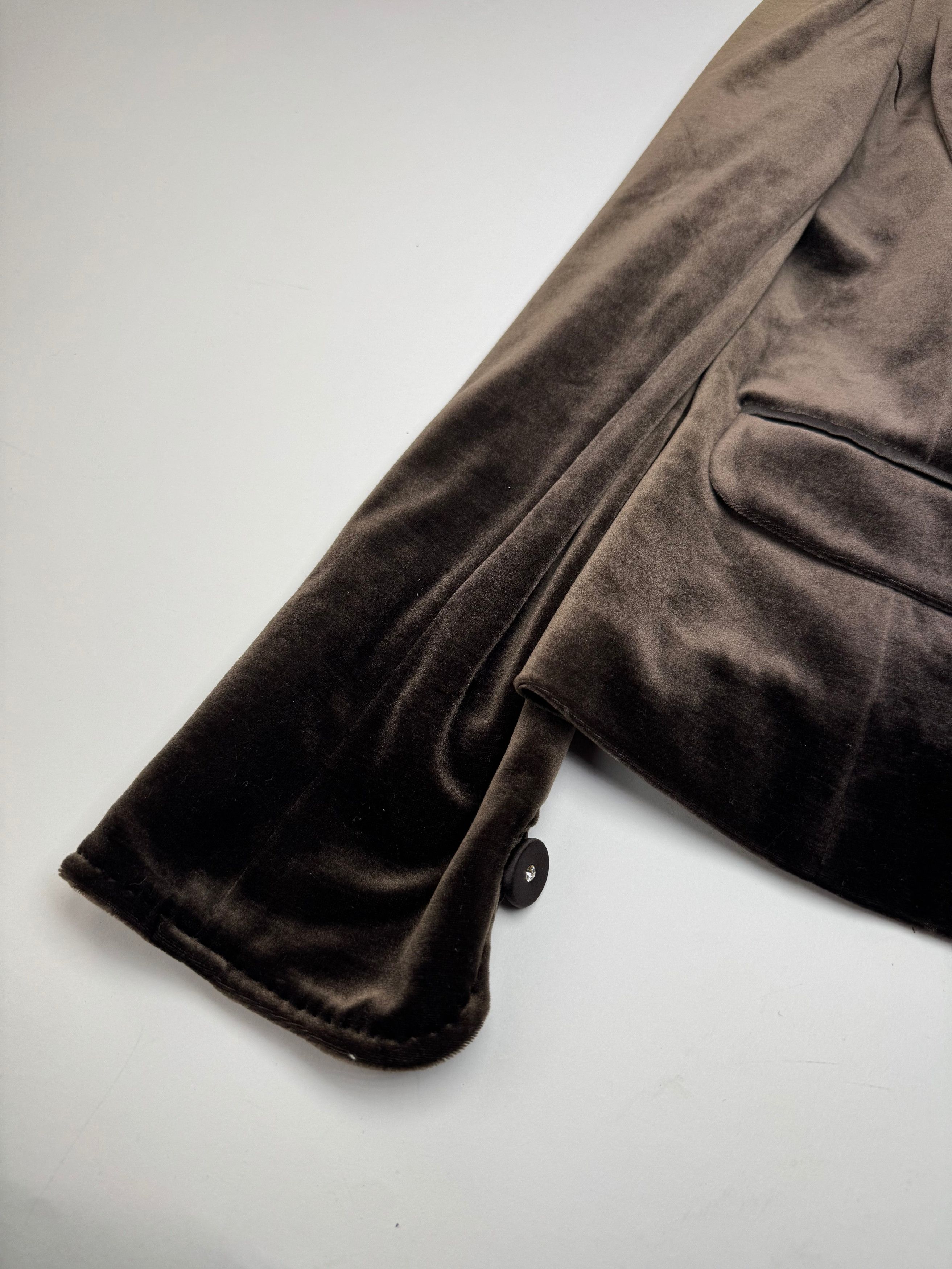 Courreges Vintage Velvet Blazer brown 40/L Size L / US 10 / IT 46 - 6 Thumbnail