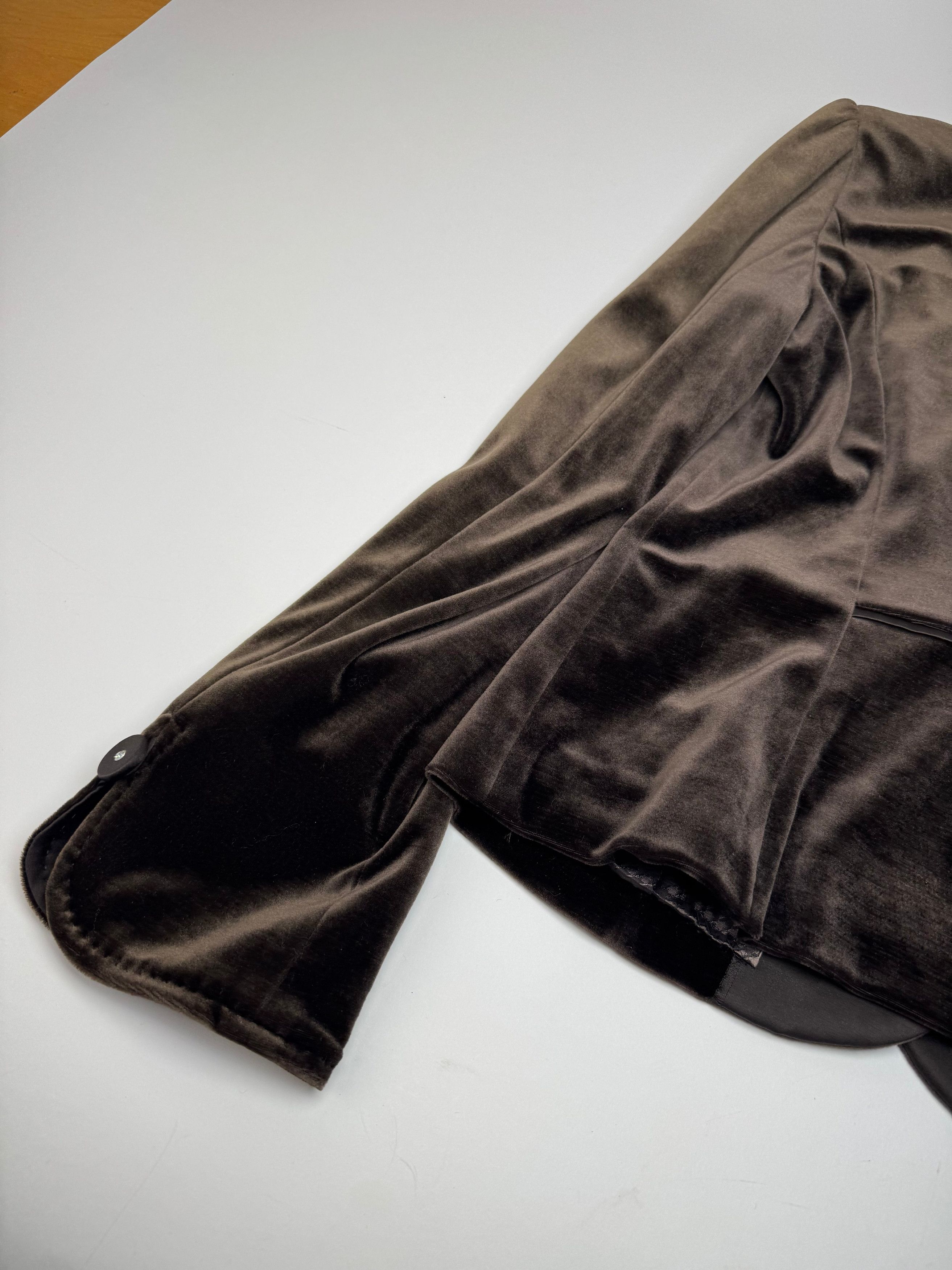 Courreges Vintage Velvet Blazer brown 40/L Size L / US 10 / IT 46 - 10 Thumbnail