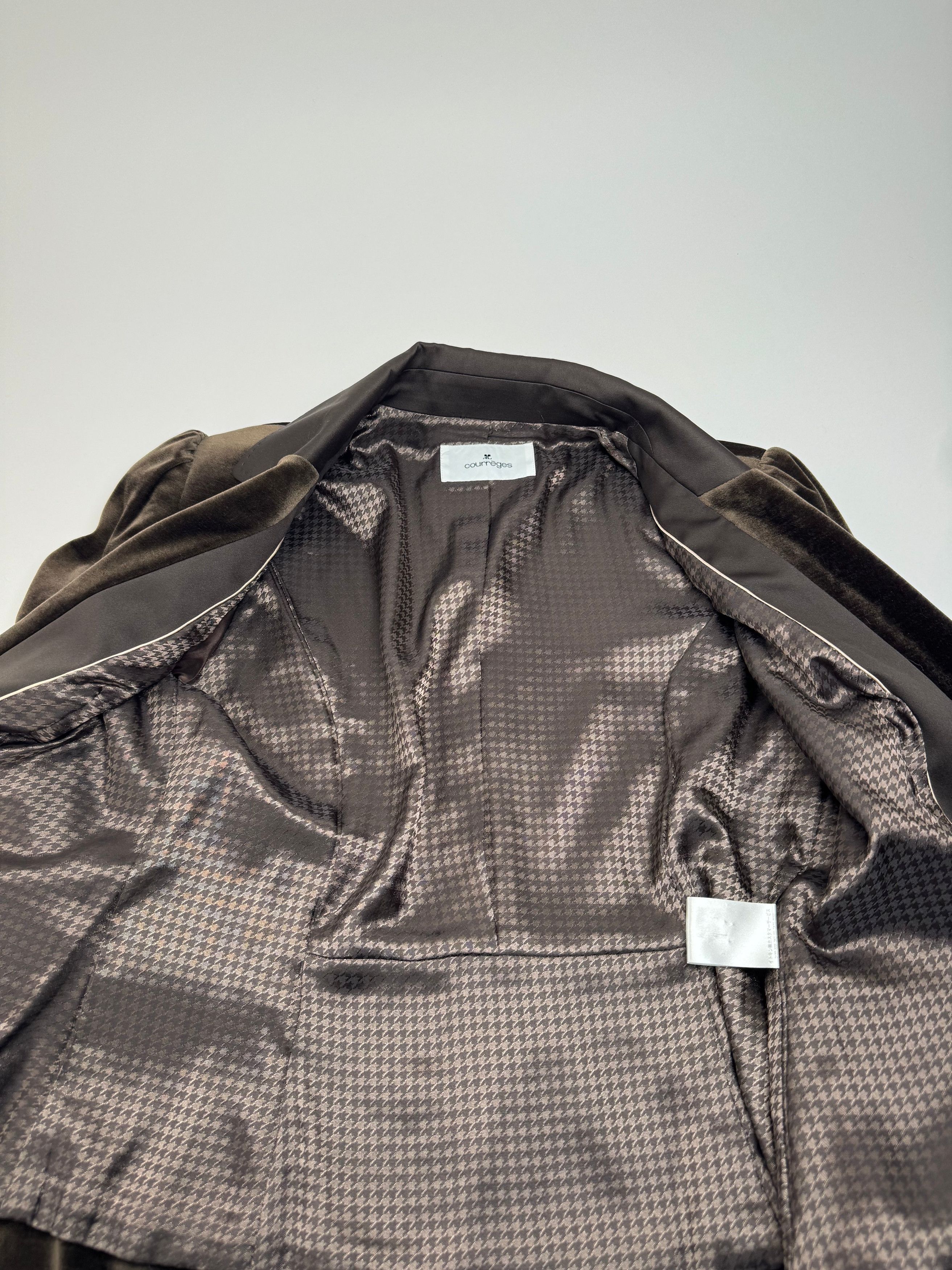 Courreges Vintage Velvet Blazer brown 40/L Size L / US 10 / IT 46 - 11 Thumbnail