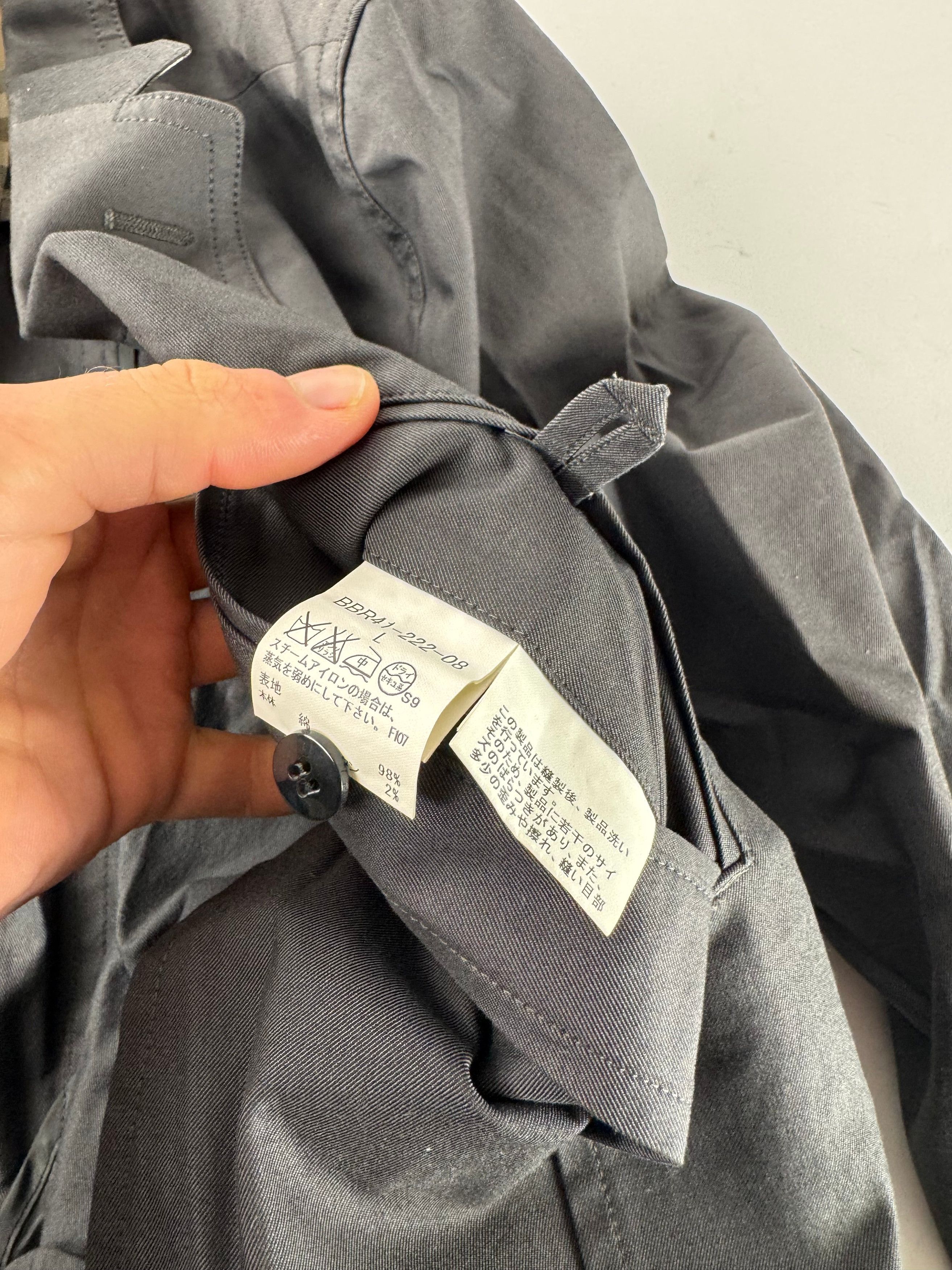 Burberry Vintage Cotton Short Coat M black Size M / US 6-8 / IT 42-44 - 10 Thumbnail