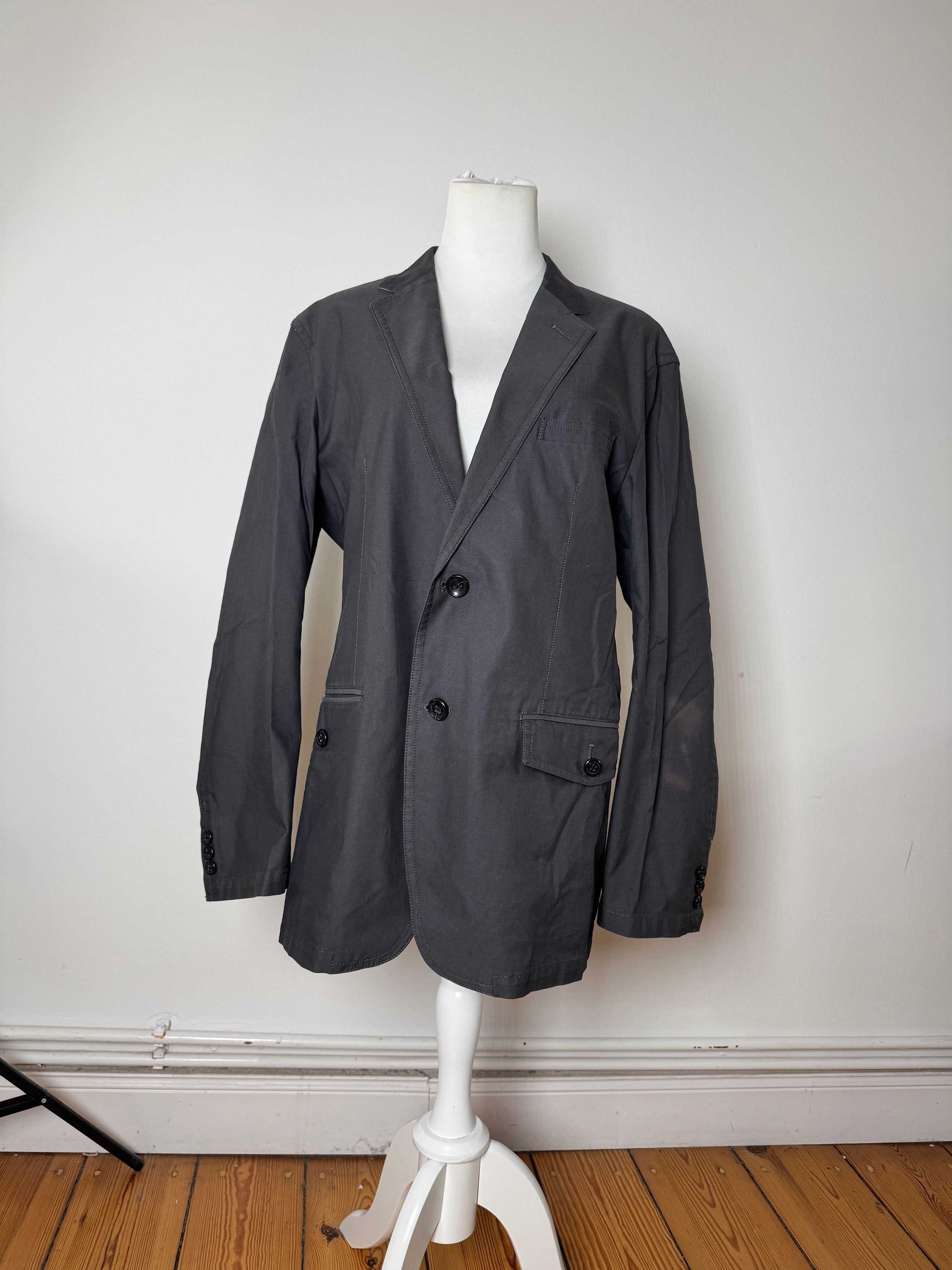 Burberry Vintage Cotton Short Coat M black Size M / US 6-8 / IT 42-44 - 2 Thumbnail