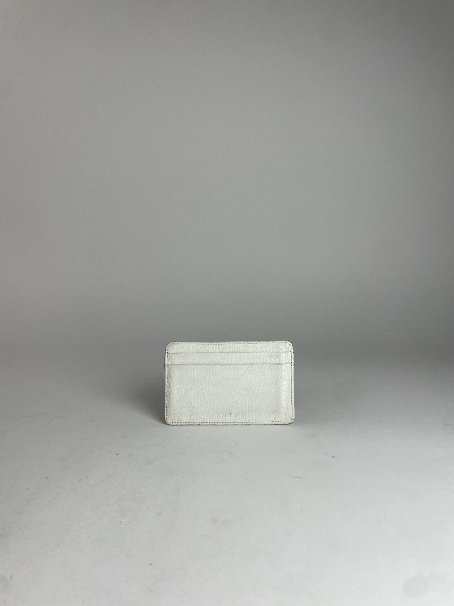 Loewe Vintage Madrid Leather Card Holder White Size ONE SIZE - 7 Thumbnail
