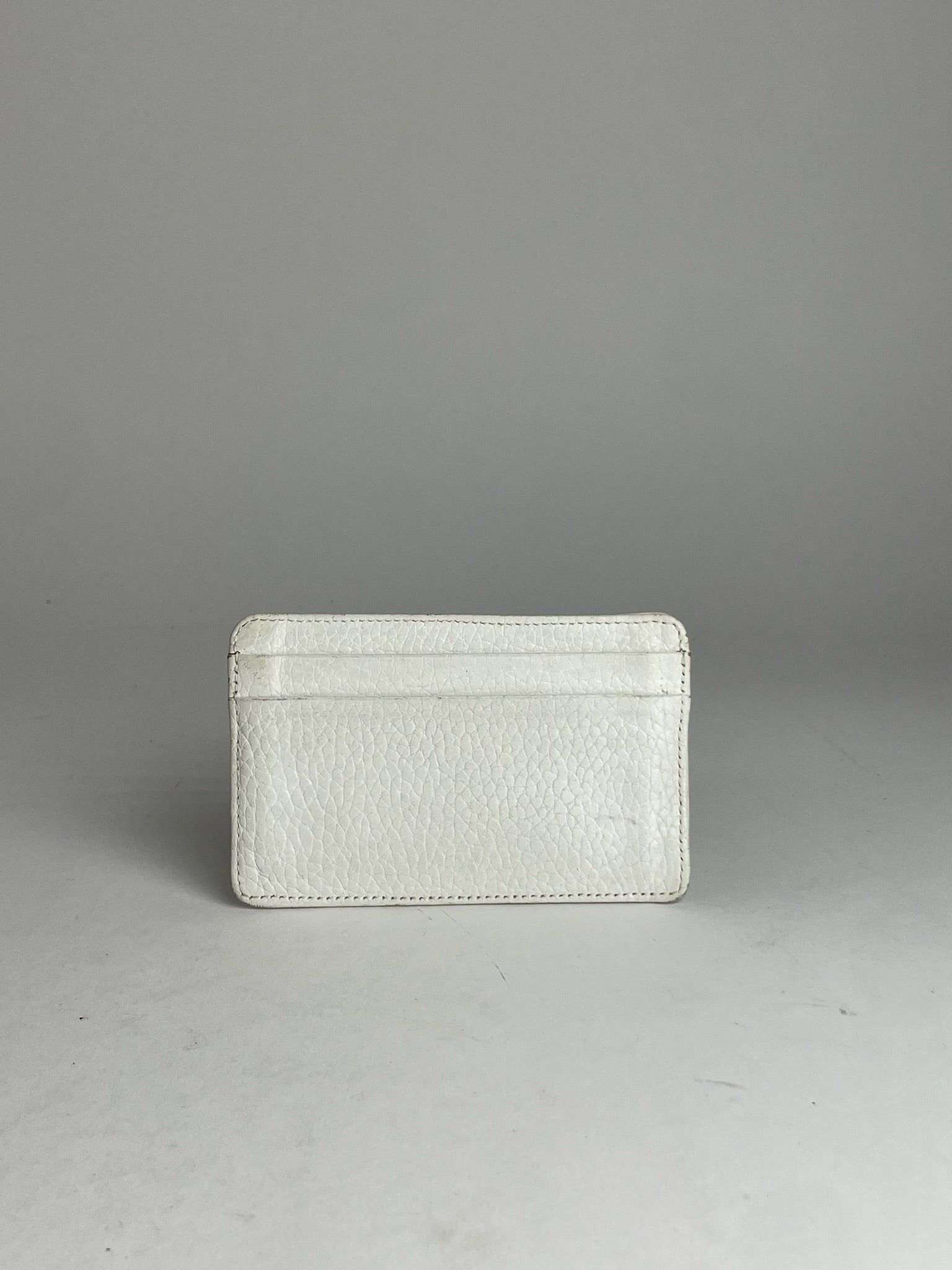Loewe Vintage Madrid Leather Card Holder White Size ONE SIZE - 2 Thumbnail