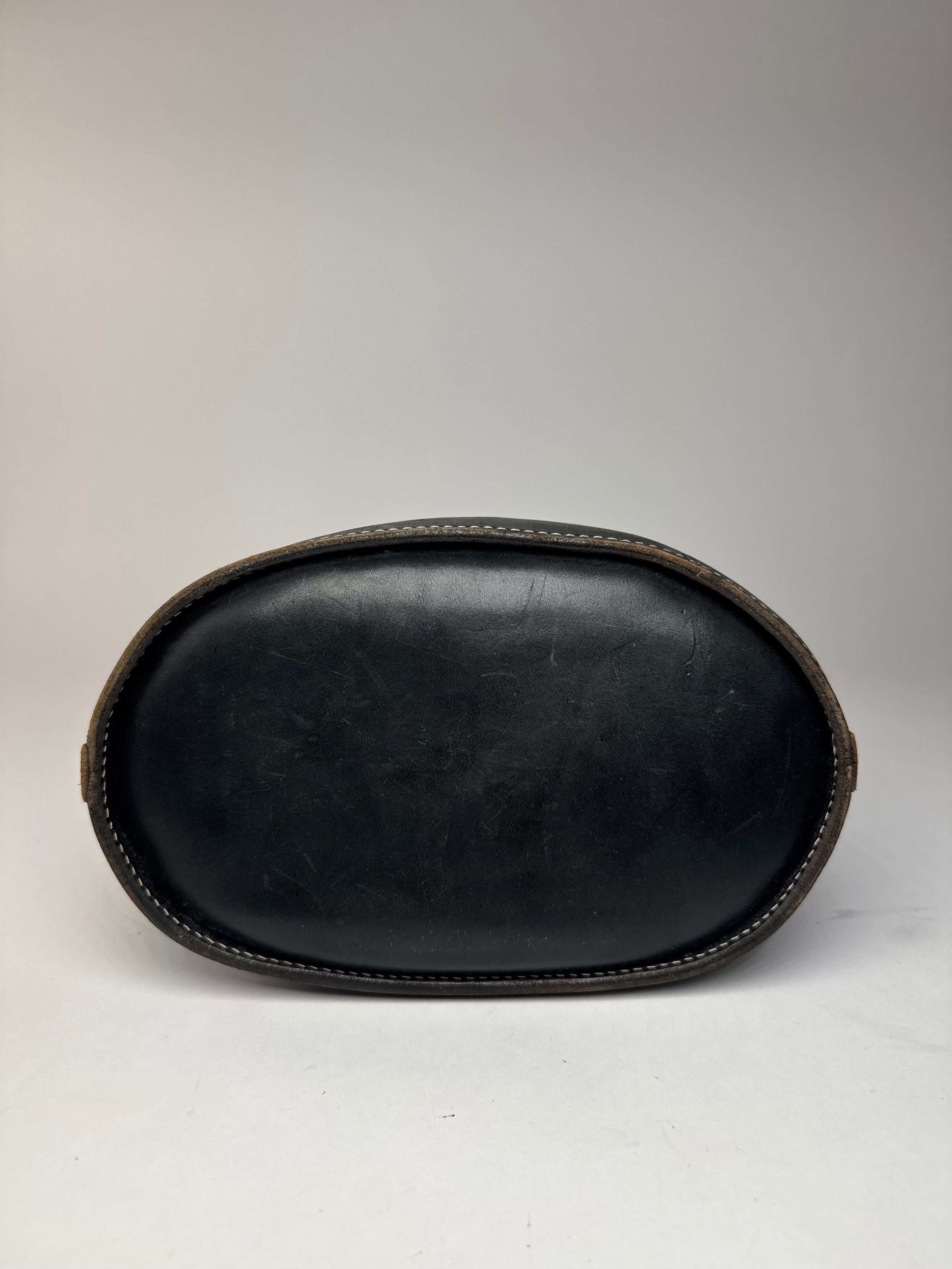 Courreges Vintage Leather Bucket Bag Black Size ONE SIZE - 12 Thumbnail