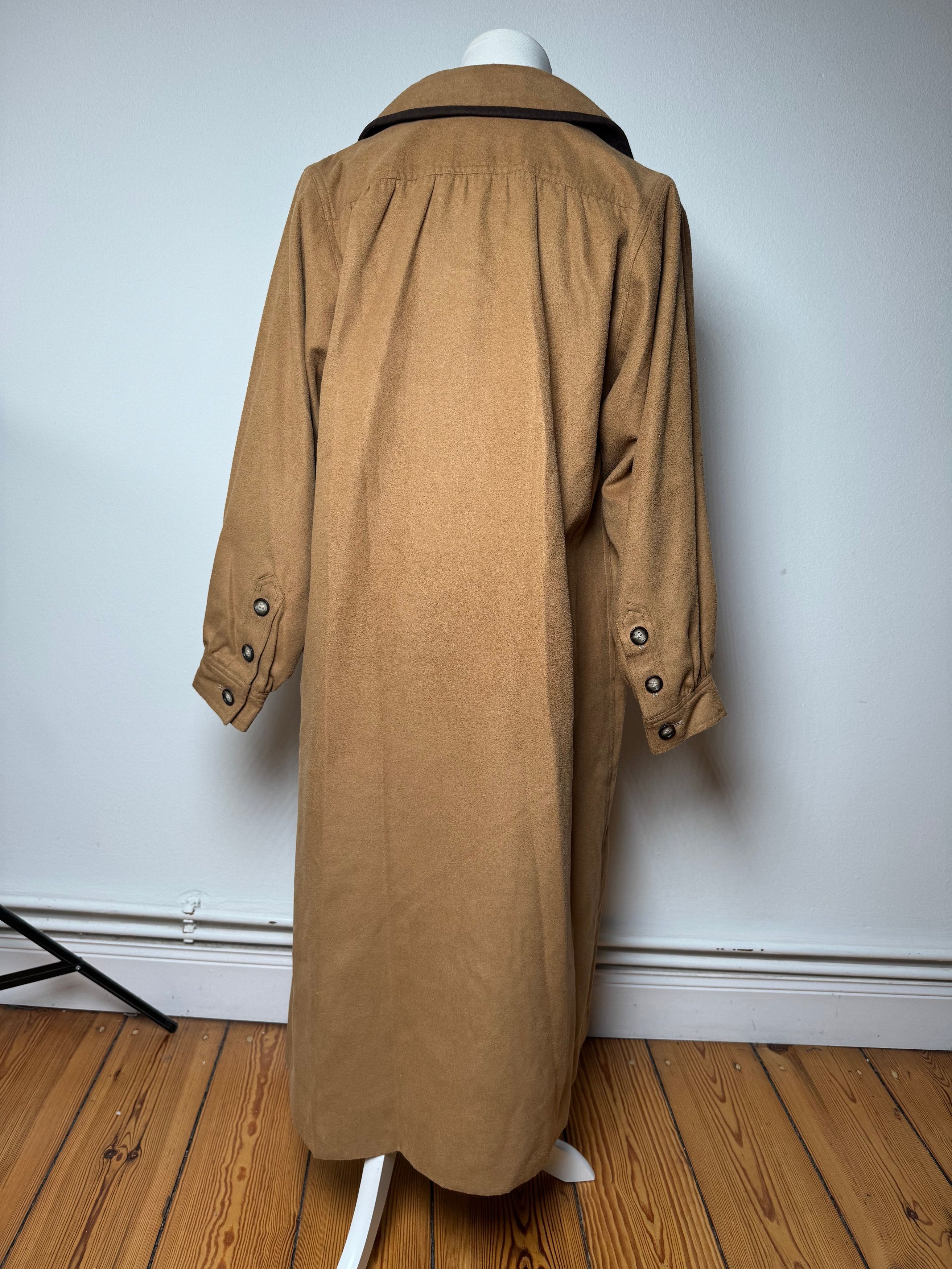 Other Vintage Yves Saint Laurent Suede Coat Camel M Size M / US 6-8 / IT 42-44 - 3 Thumbnail