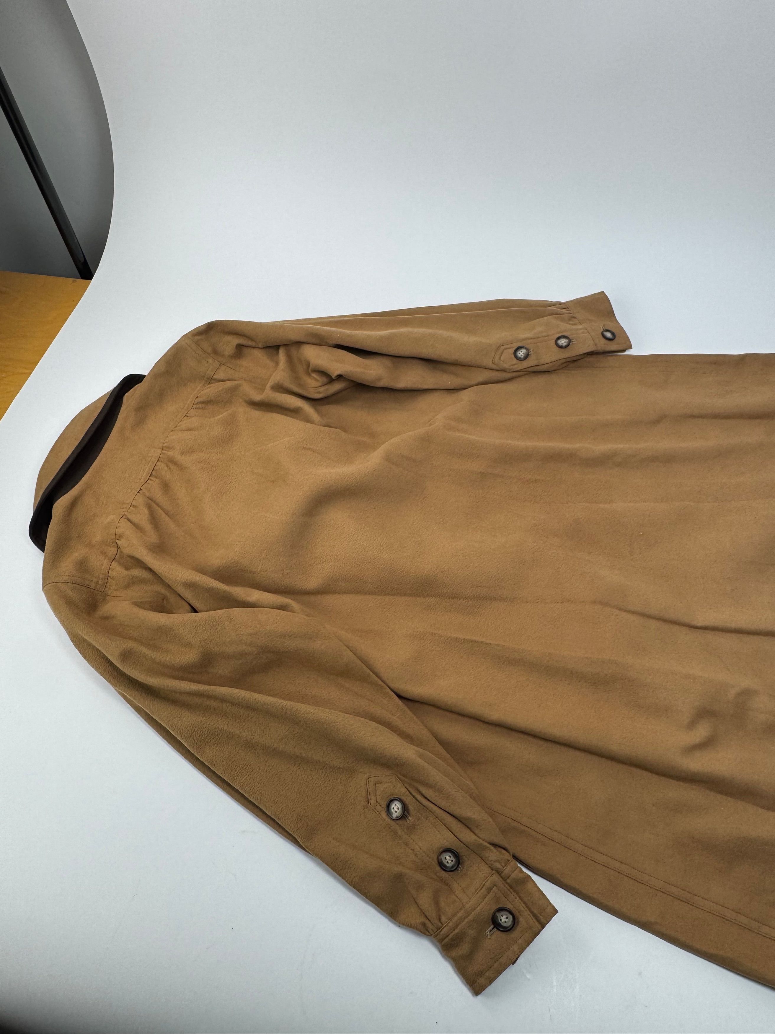 Other Vintage Yves Saint Laurent Suede Coat Camel M Size M / US 6-8 / IT 42-44 - 9 Thumbnail