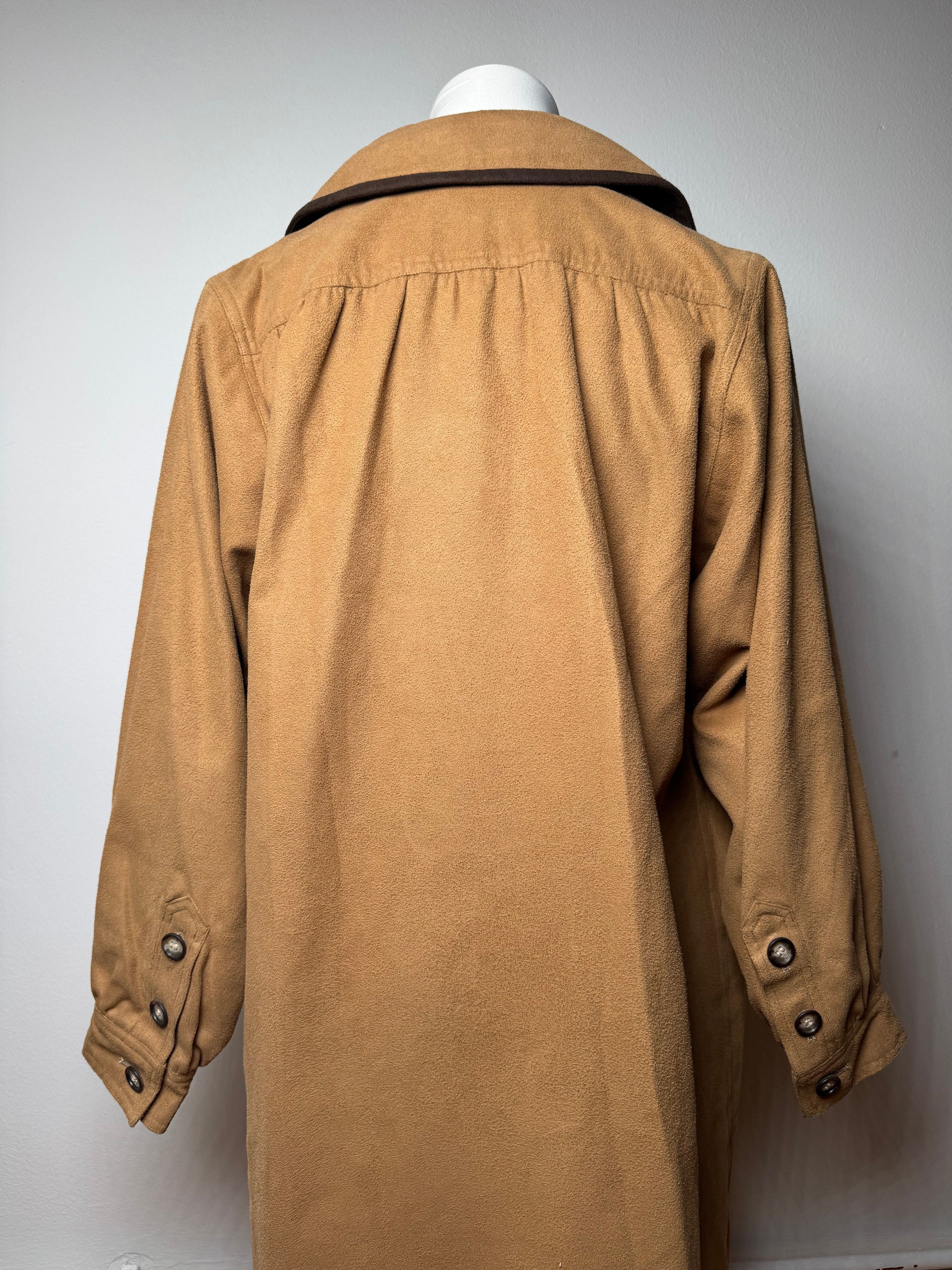 Other Vintage Yves Saint Laurent Suede Coat Camel M Size M / US 6-8 / IT 42-44 - 15 Thumbnail