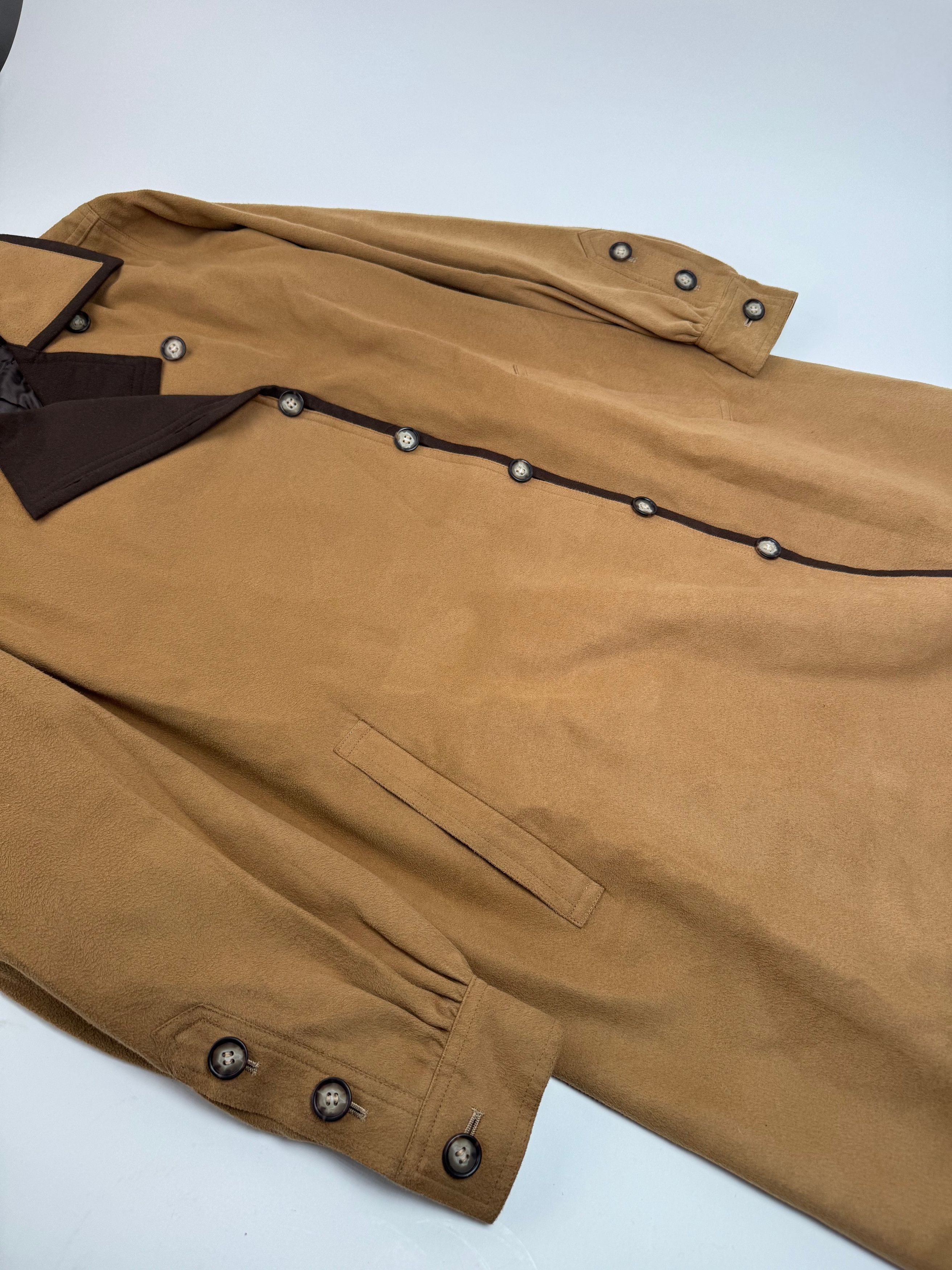Other Vintage Yves Saint Laurent Suede Coat Camel M Size M / US 6-8 / IT 42-44 - 6 Thumbnail
