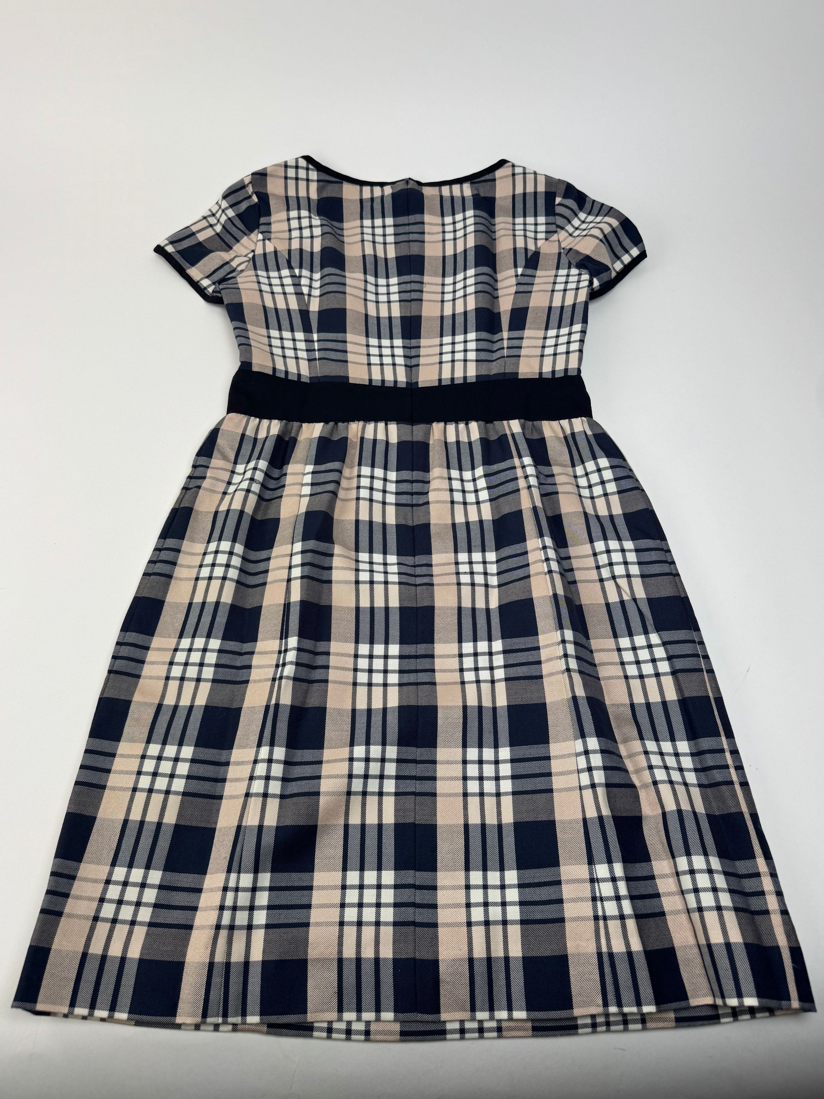 Courreges Vintage Checked Dress White Grey Black Size S / US 4 / IT 40 - 7 Thumbnail