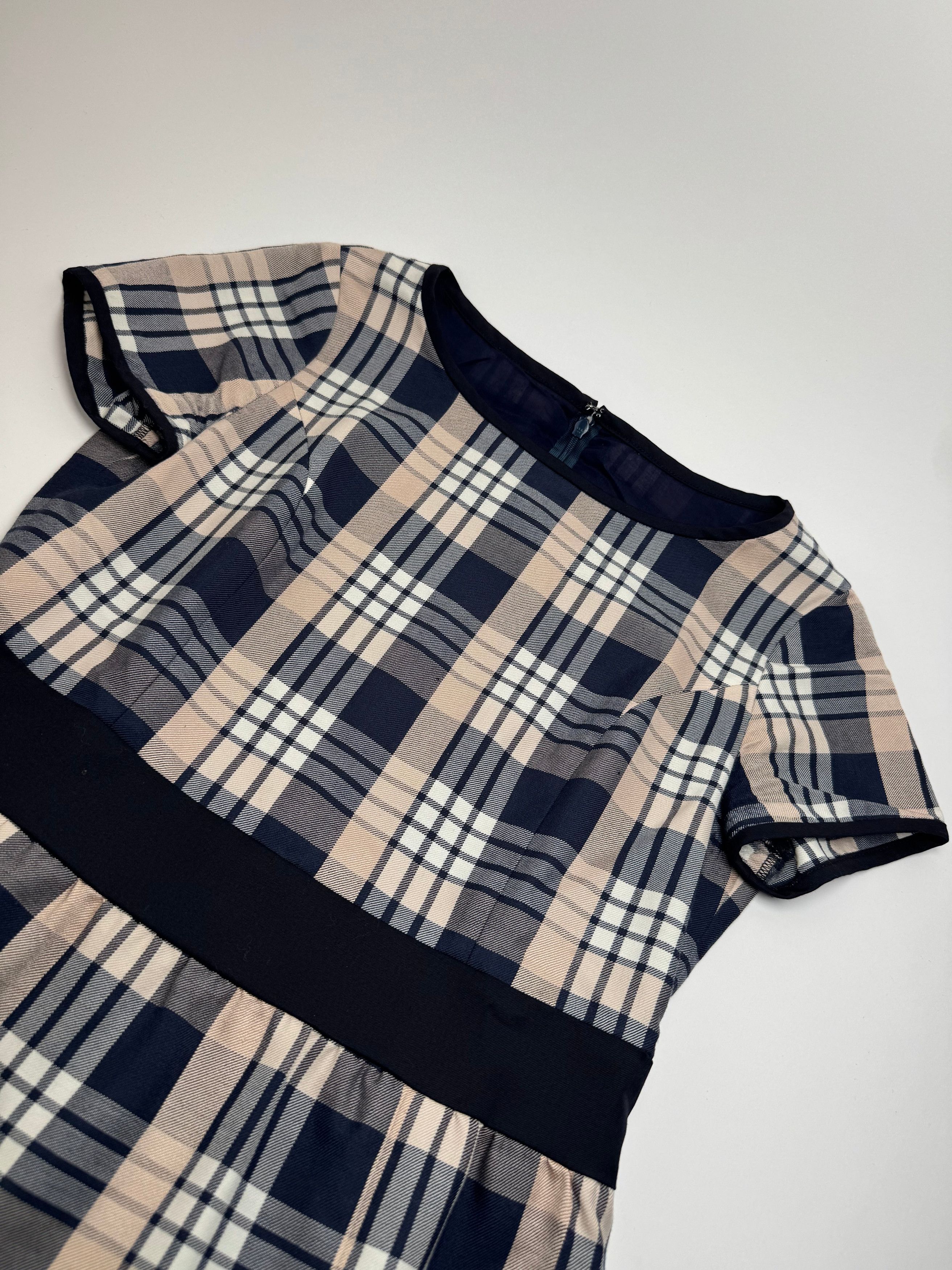 Courreges Vintage Checked Dress White Grey Black Size S / US 4 / IT 40 - 5 Thumbnail