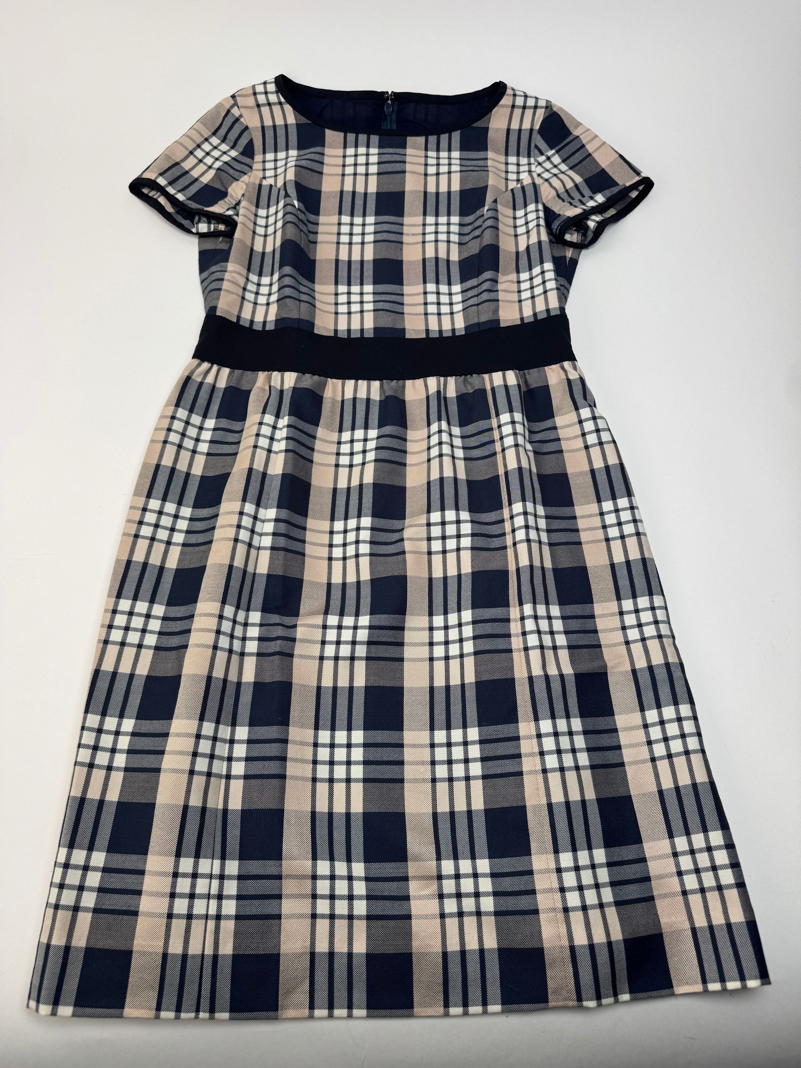 Courreges Vintage Checked Dress White Grey Black Size S / US 4 / IT 40 - 4 Thumbnail