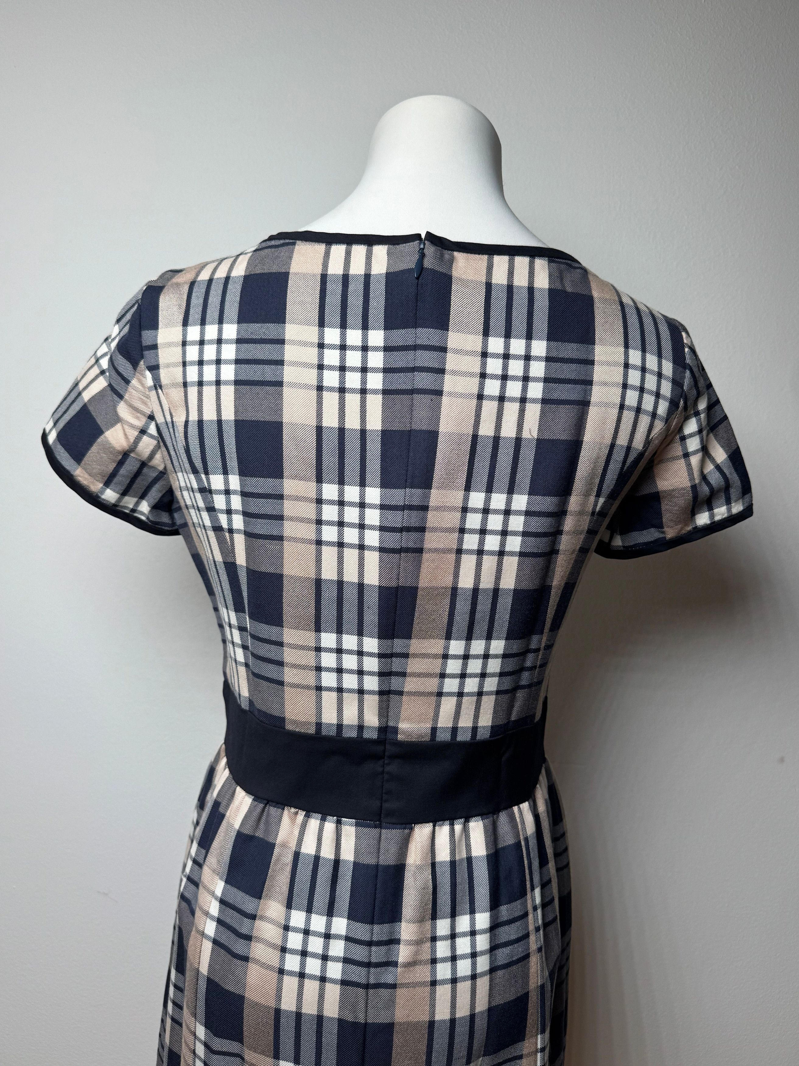 Courreges Vintage Checked Dress White Grey Black Size S / US 4 / IT 40 - 13 Thumbnail