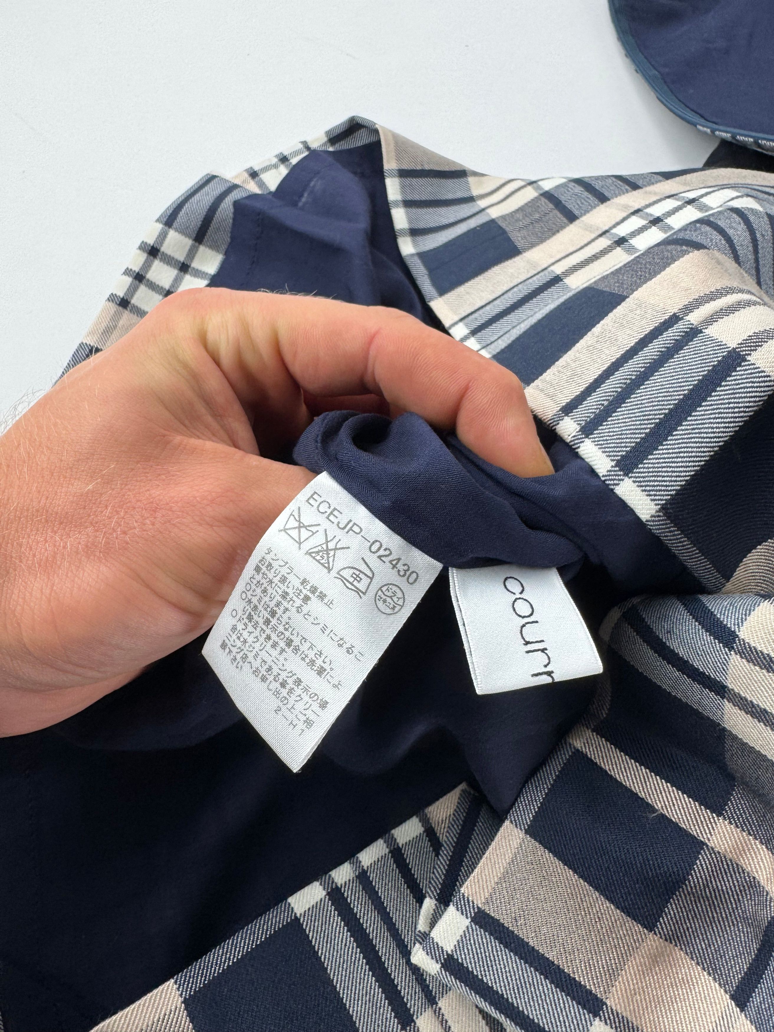 Courreges Vintage Checked Dress White Grey Black Size S / US 4 / IT 40 - 10 Thumbnail