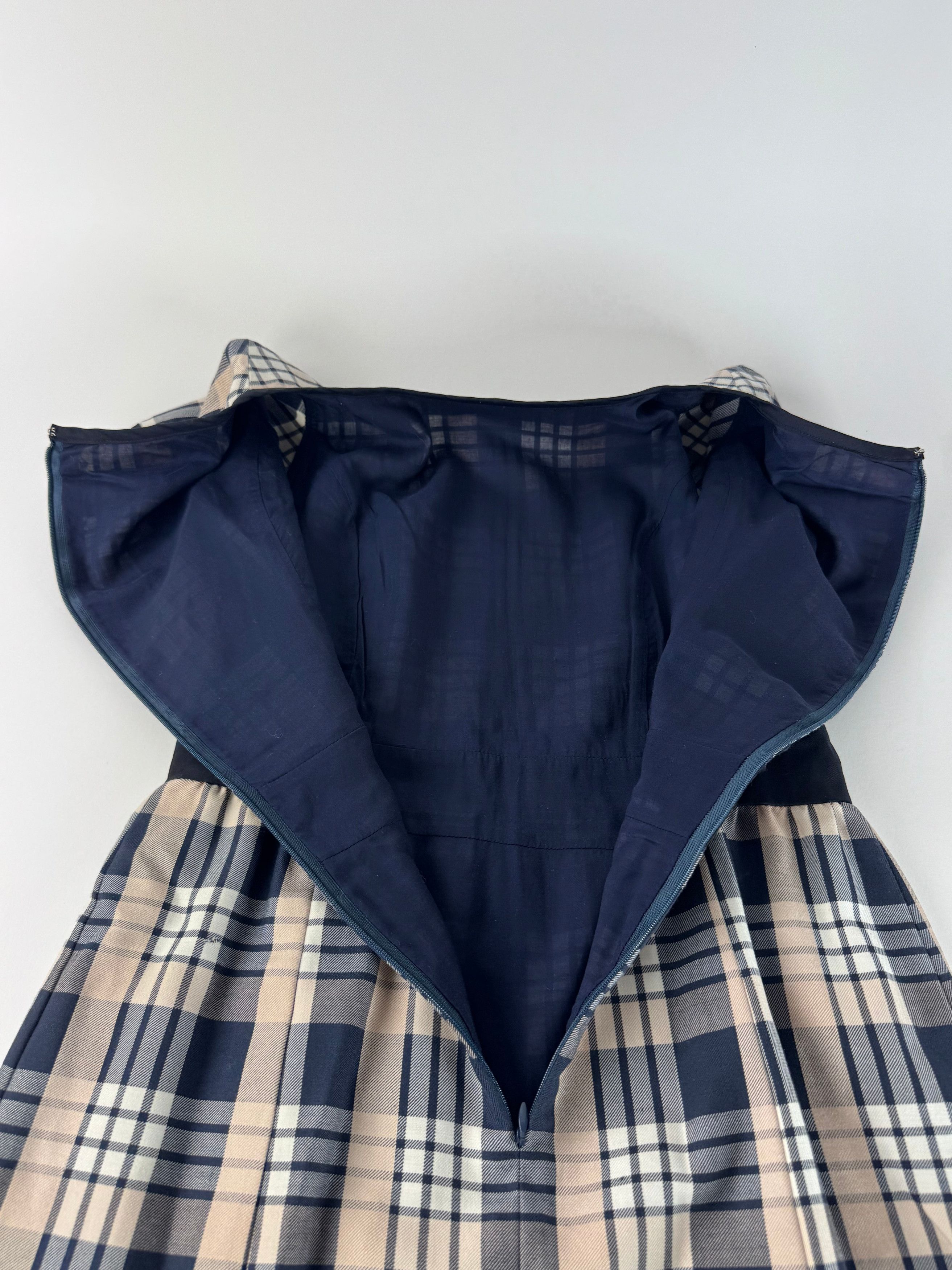 Courreges Vintage Checked Dress White Grey Black Size S / US 4 / IT 40 - 9 Thumbnail