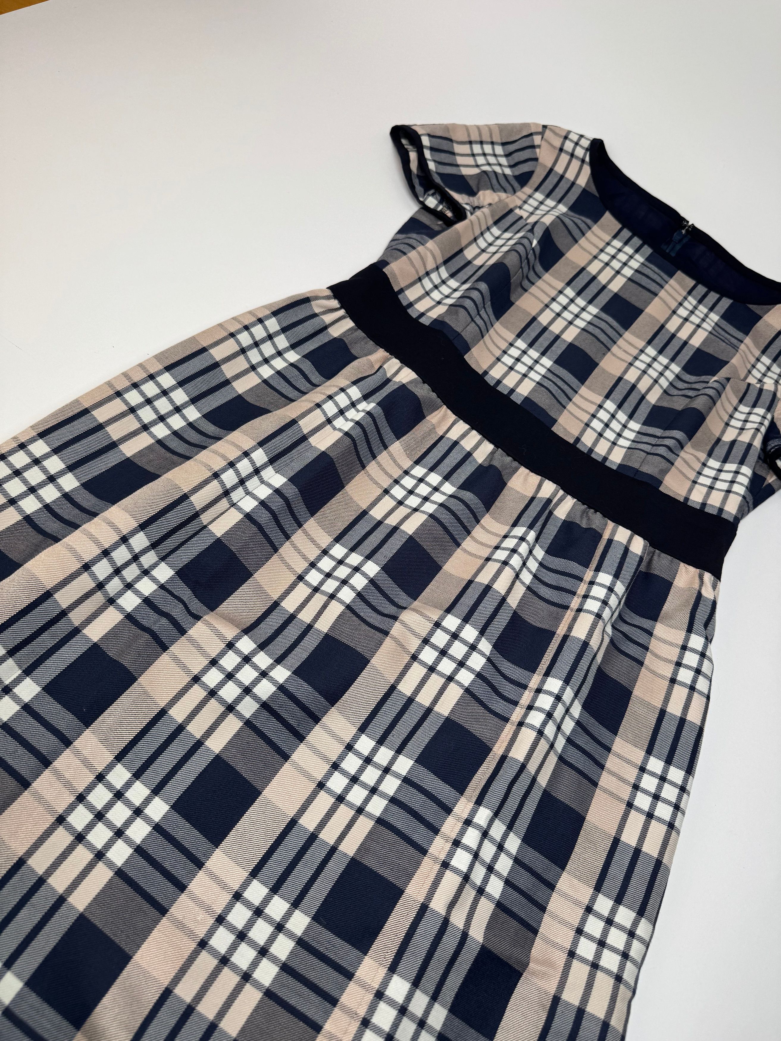 Courreges Vintage Checked Dress White Grey Black Size S / US 4 / IT 40 - 6 Thumbnail