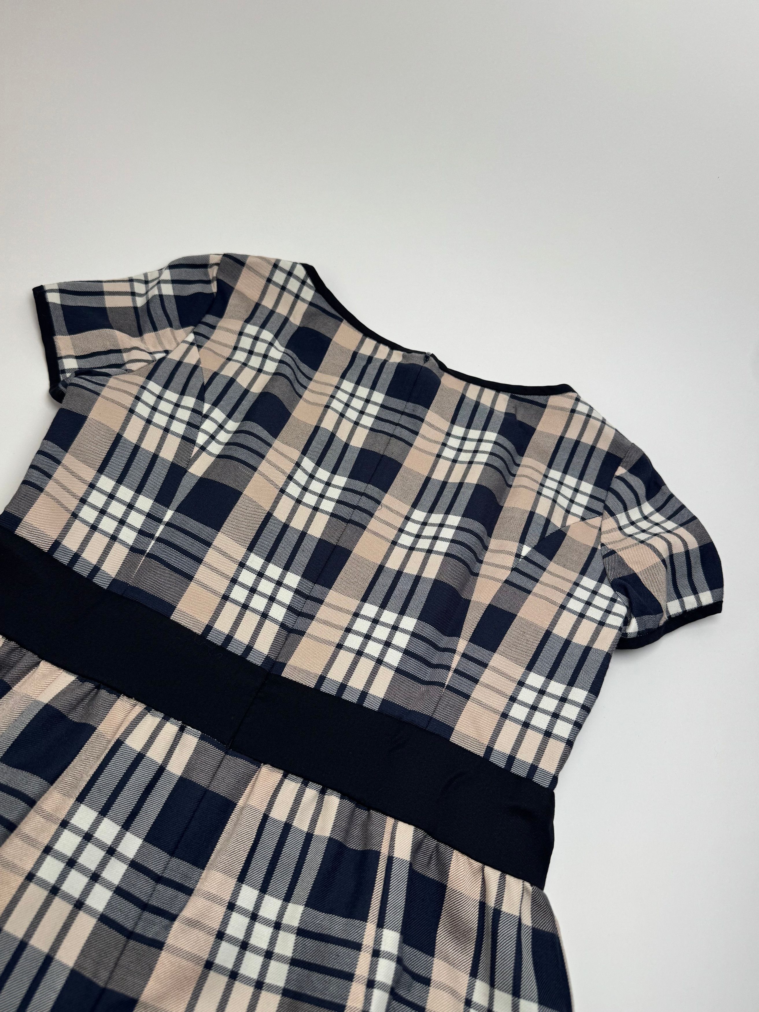 Courreges Vintage Checked Dress White Grey Black Size S / US 4 / IT 40 - 8 Thumbnail